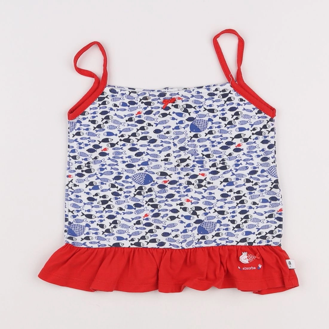 Absorba - débardeur bleu, rouge - 9 mois