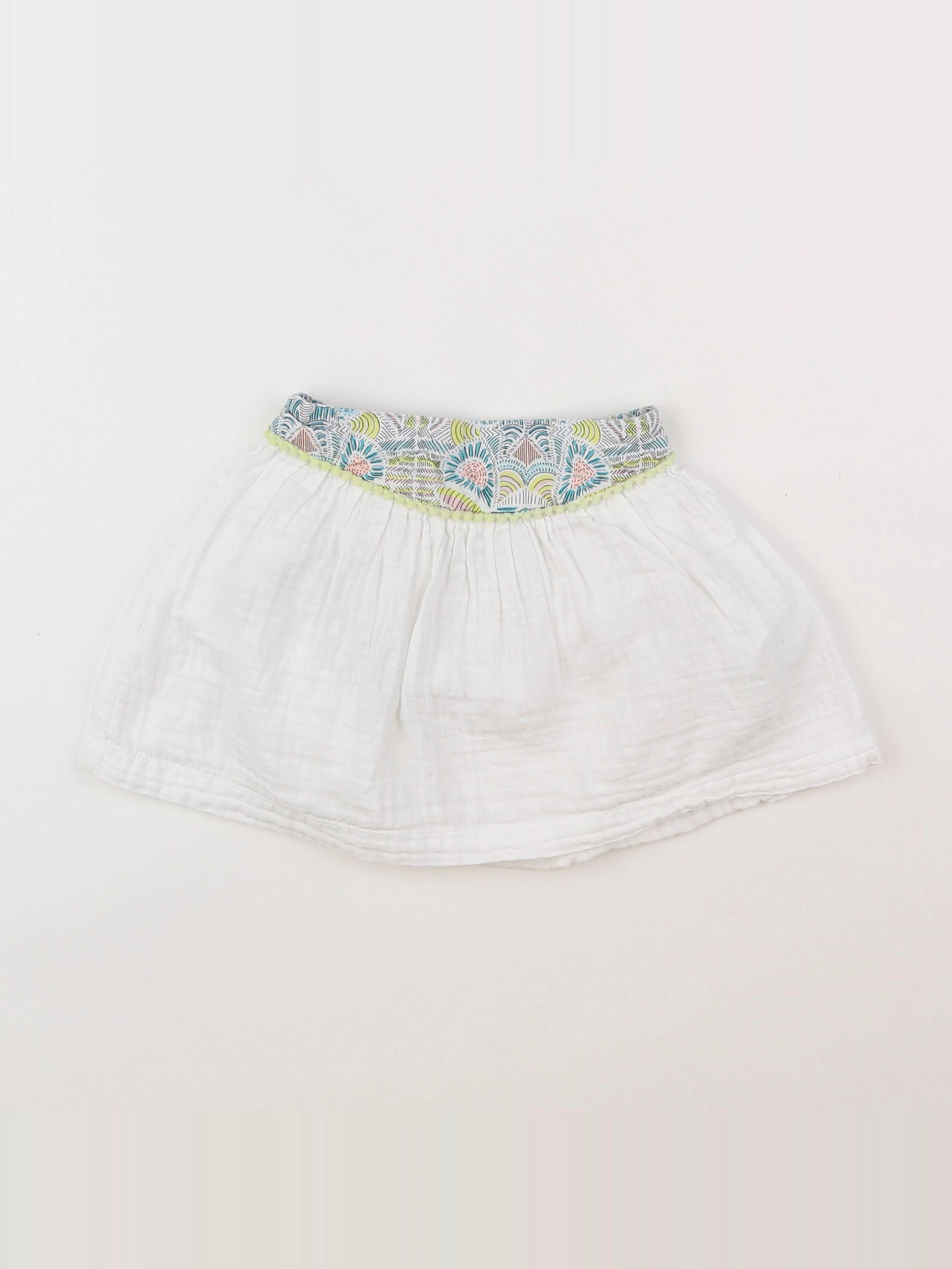 Tape à l'oeil - jupe blanc - 2 ans