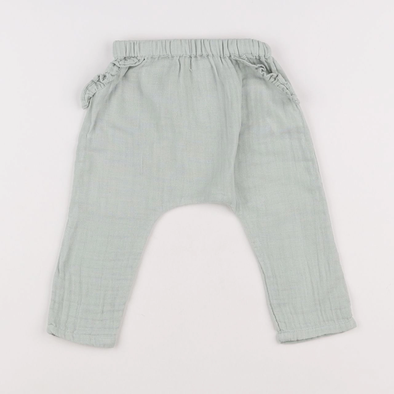 Boutchou - pantalon vert - 9 mois