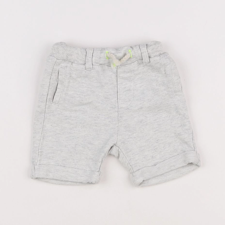 IKKS - short gris - 3 mois
