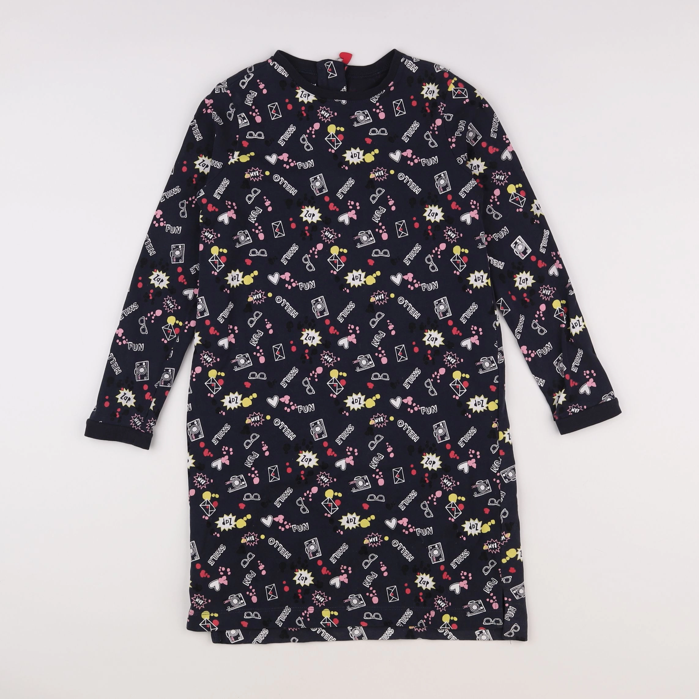 Vertbaudet - robe gris - 10 ans