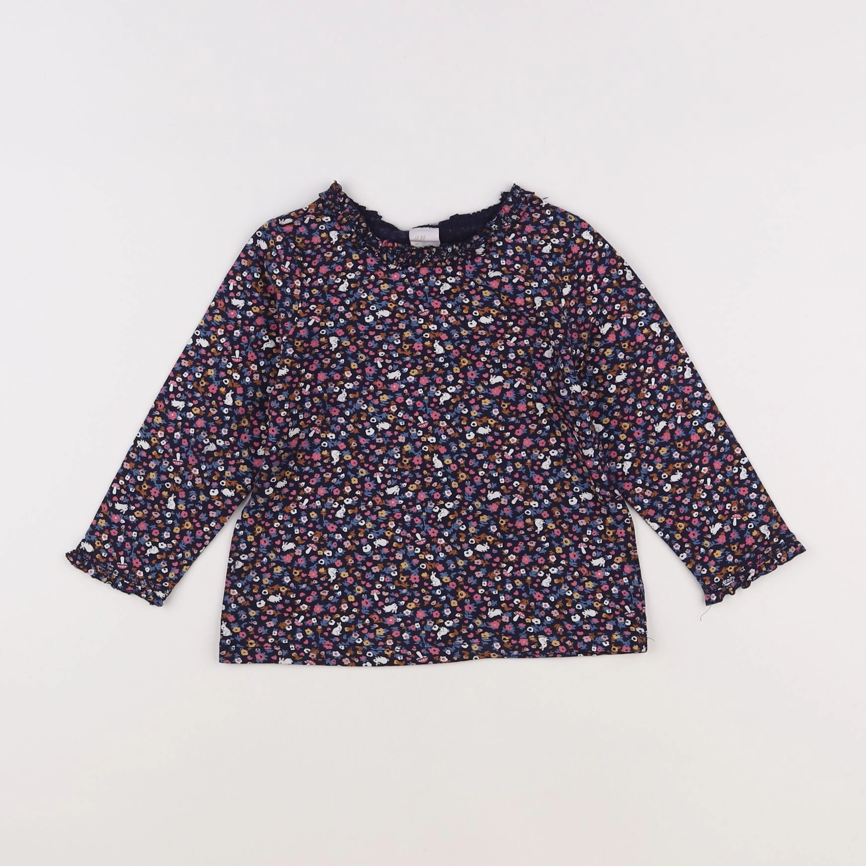 H&M - tee-shirt bleu - 18 mois à 2 ans
