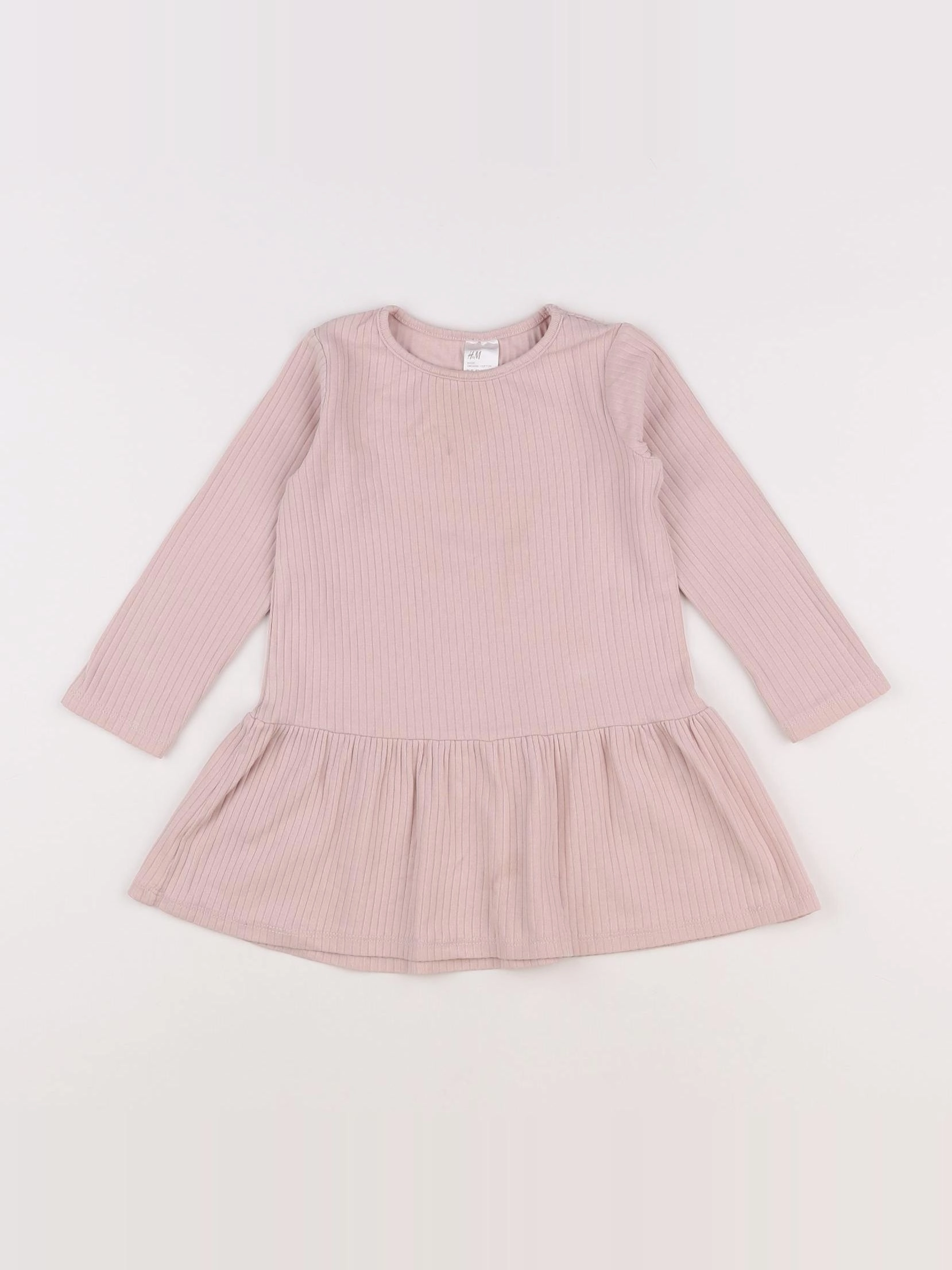 H&M - robe rose - 18 mois à 2 ans