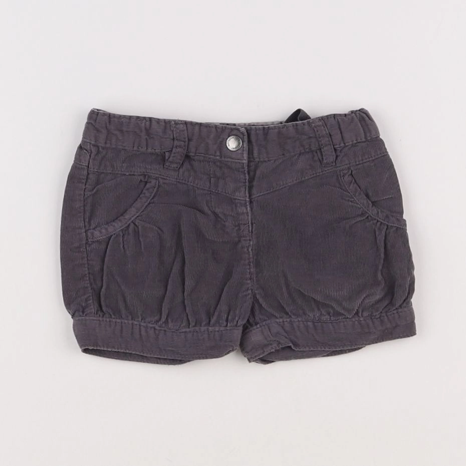 Vertbaudet - short marron - 12 mois