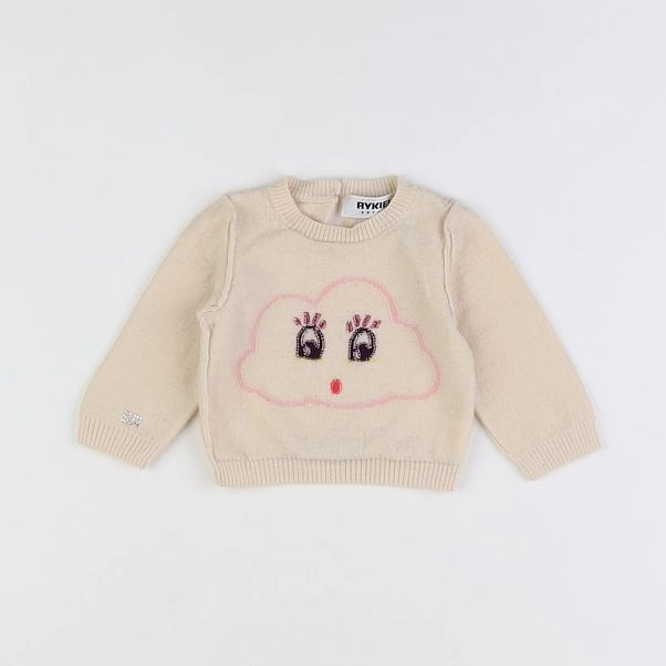 Sonia Rykiel - pull beige - 6 mois