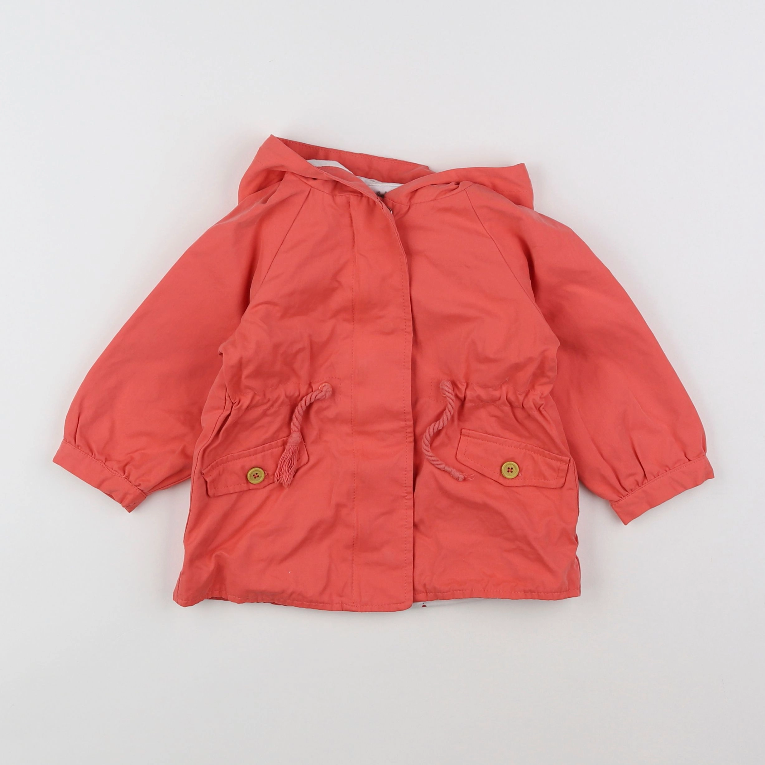 Vertbaudet - parka rose - 2 ans