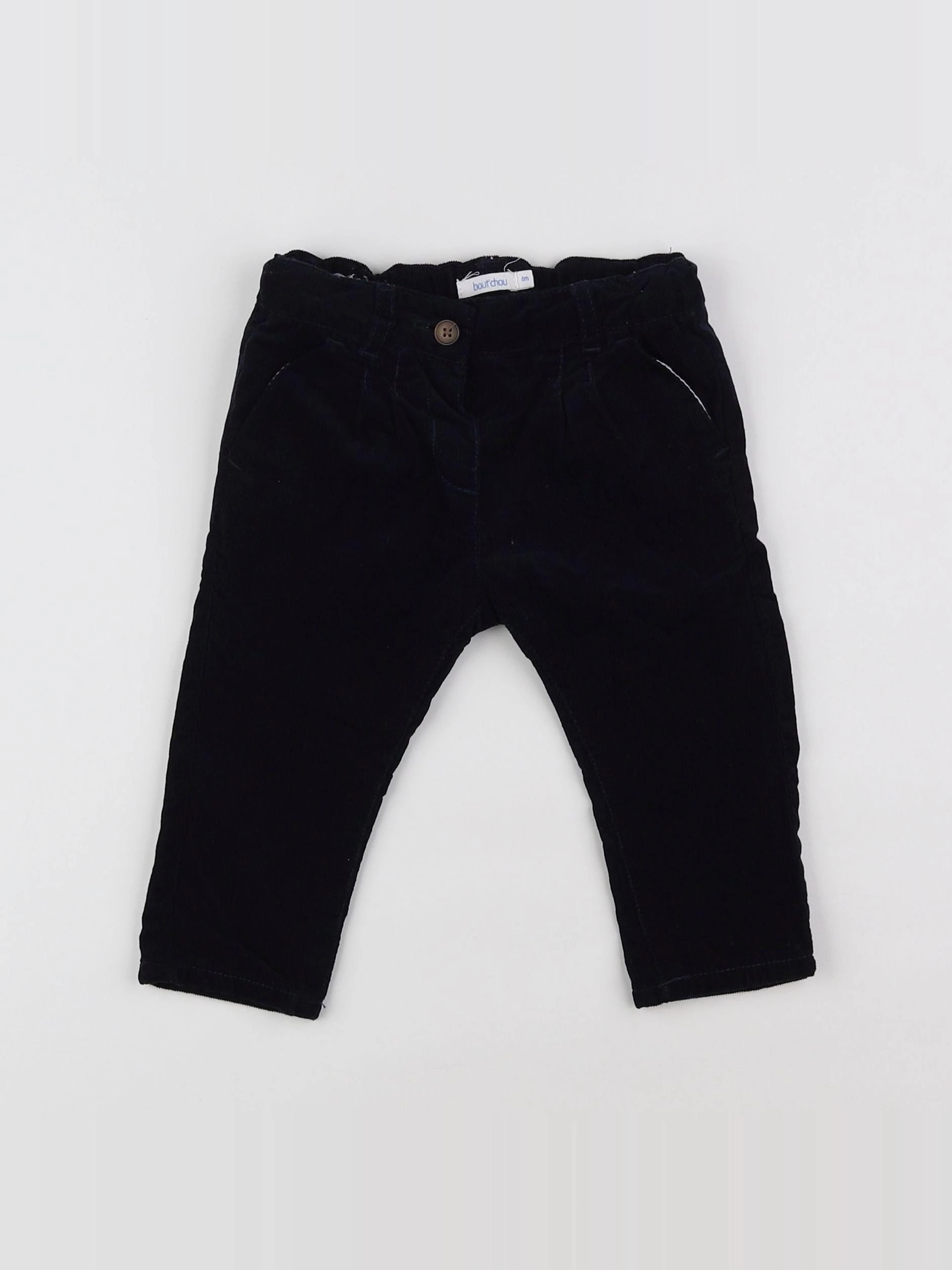 Boutchou - pantalon bleu - 6 mois