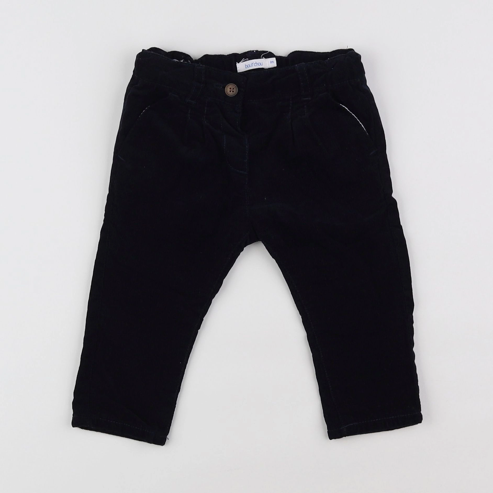 Boutchou - pantalon bleu - 6 mois