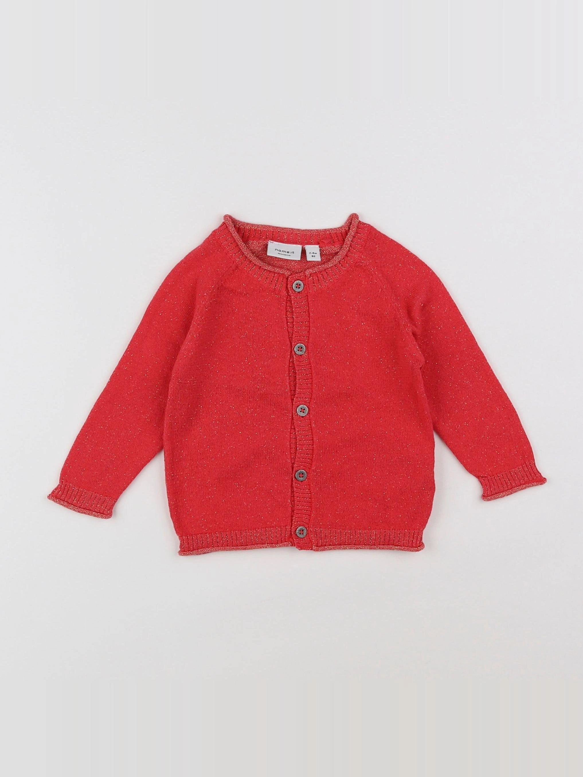 Name it - gilet rose, or - 2/4 mois