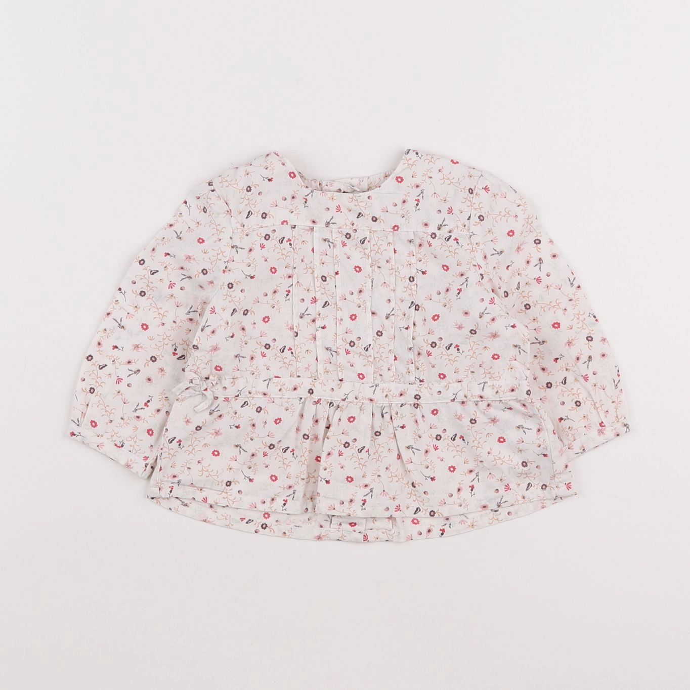 Vertbaudet - blouse rose - 9 mois
