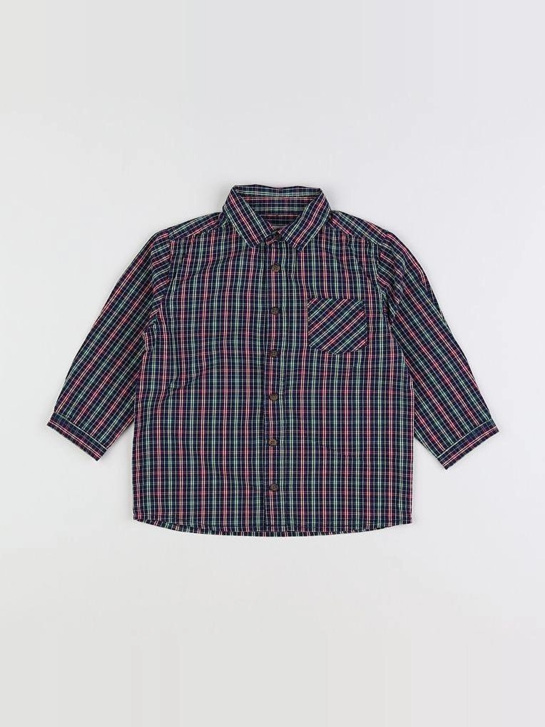 Boutchou - chemise bleu - 3 ans