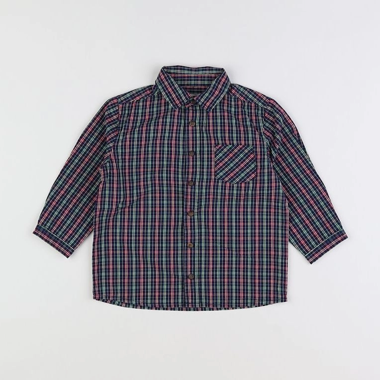 Boutchou - chemise bleu - 3 ans