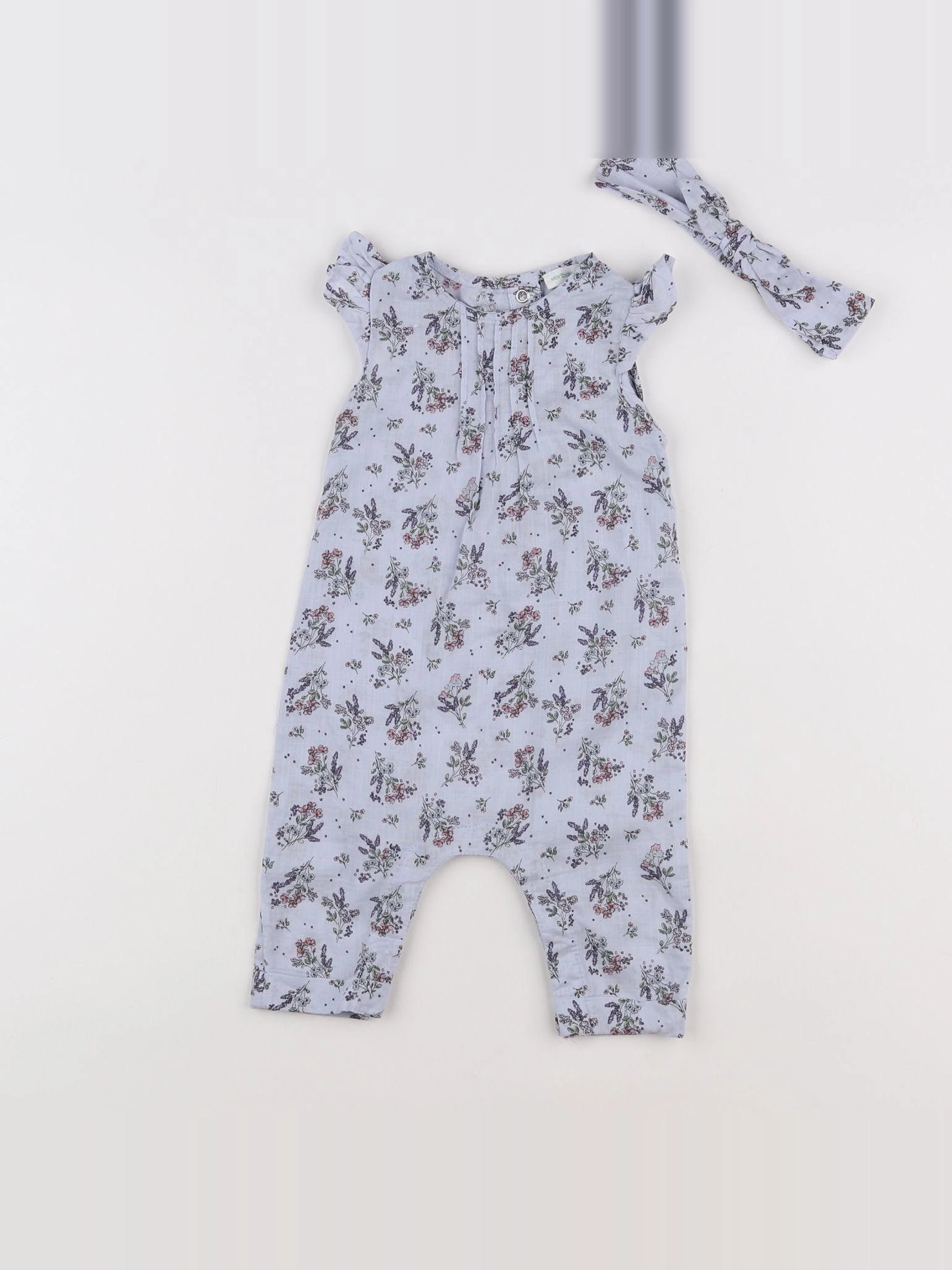 Vertbaudet - combinaison bleu - 3 mois