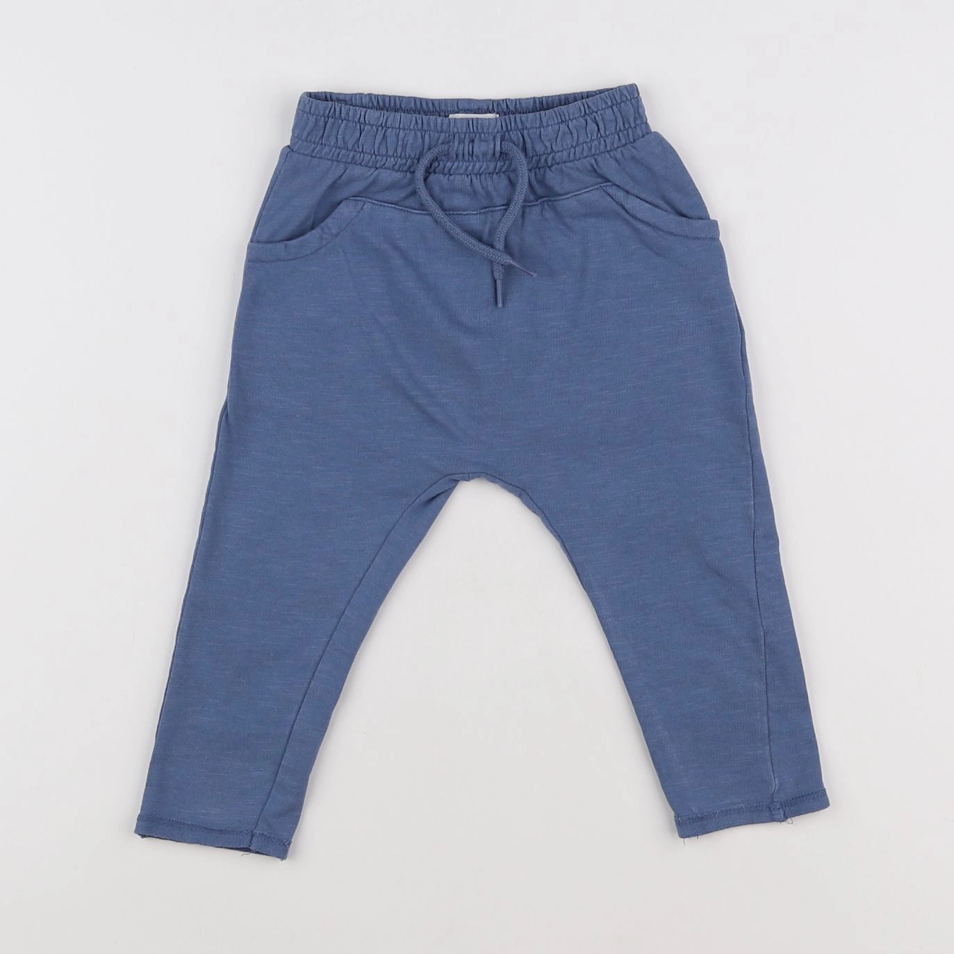 Vertbaudet - pantalon bleu - 9 mois