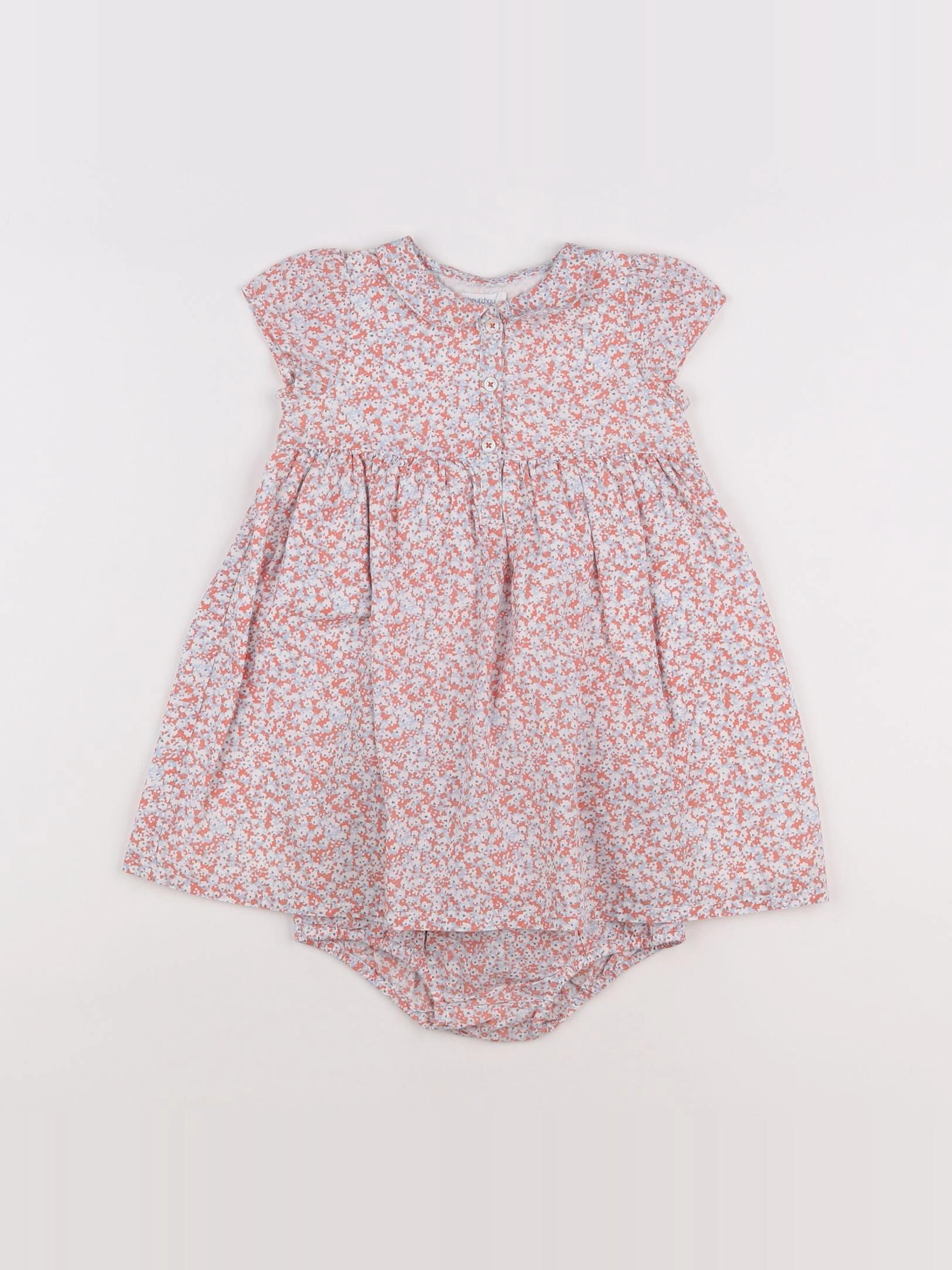 Boutchou - robe multicolore - 12 mois