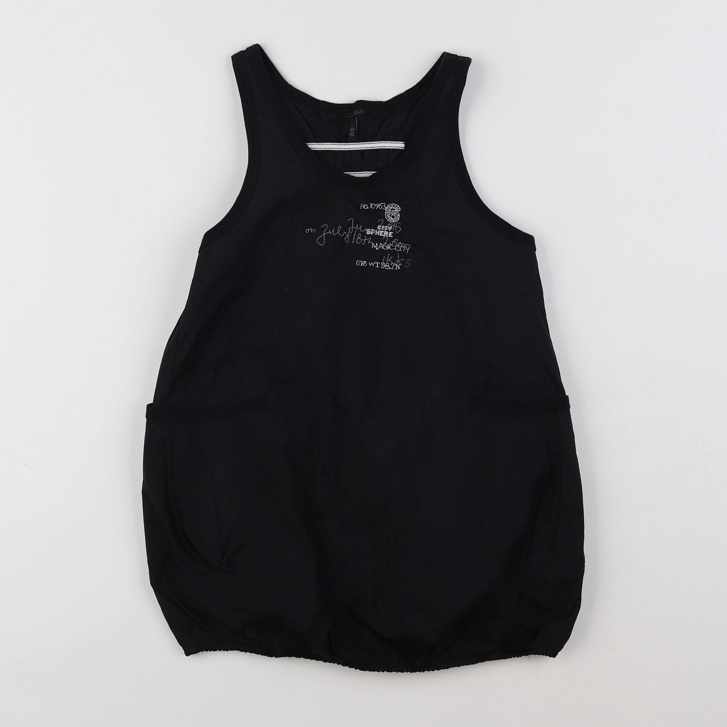 IKKS - robe noir - 4 ans