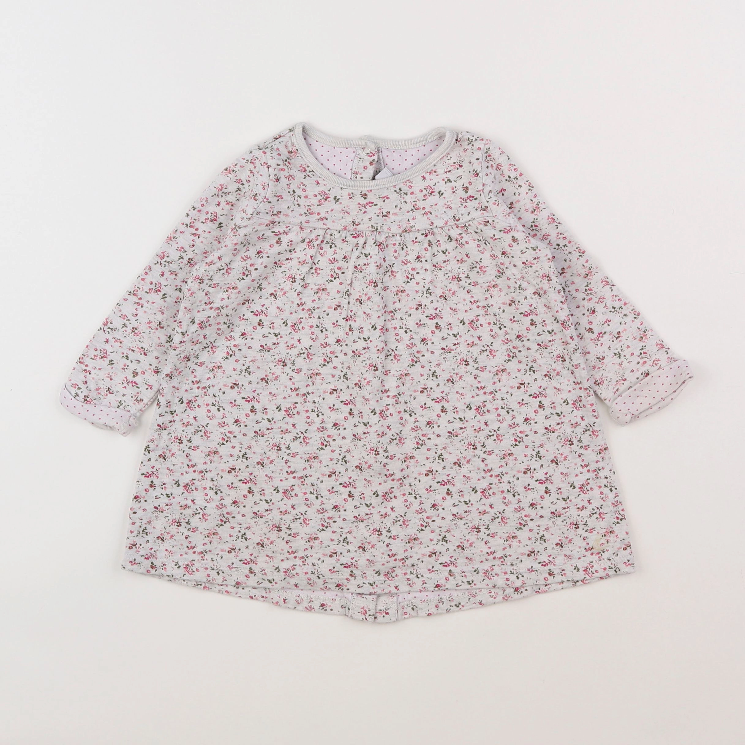 Petit Bateau - robe rose - 18 mois
