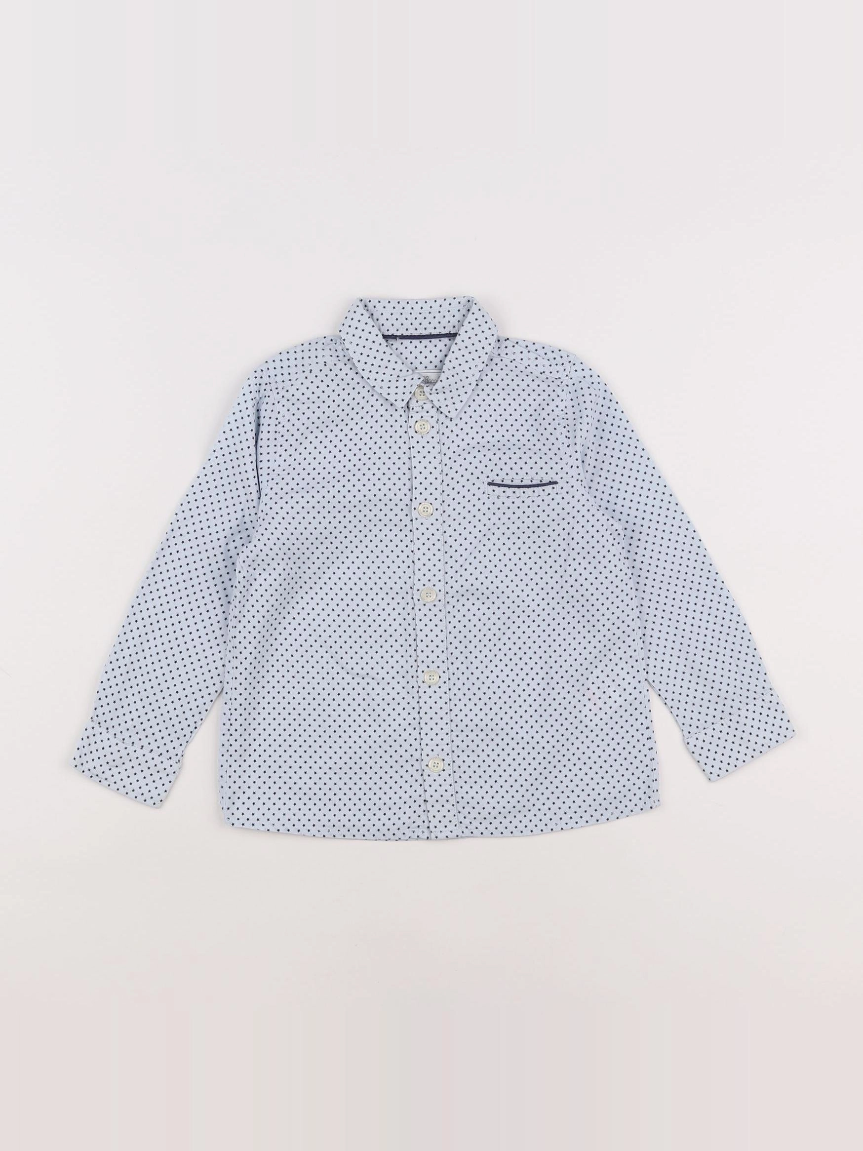 Tartine & Chocolat - chemise gris, noir - 3 ans
