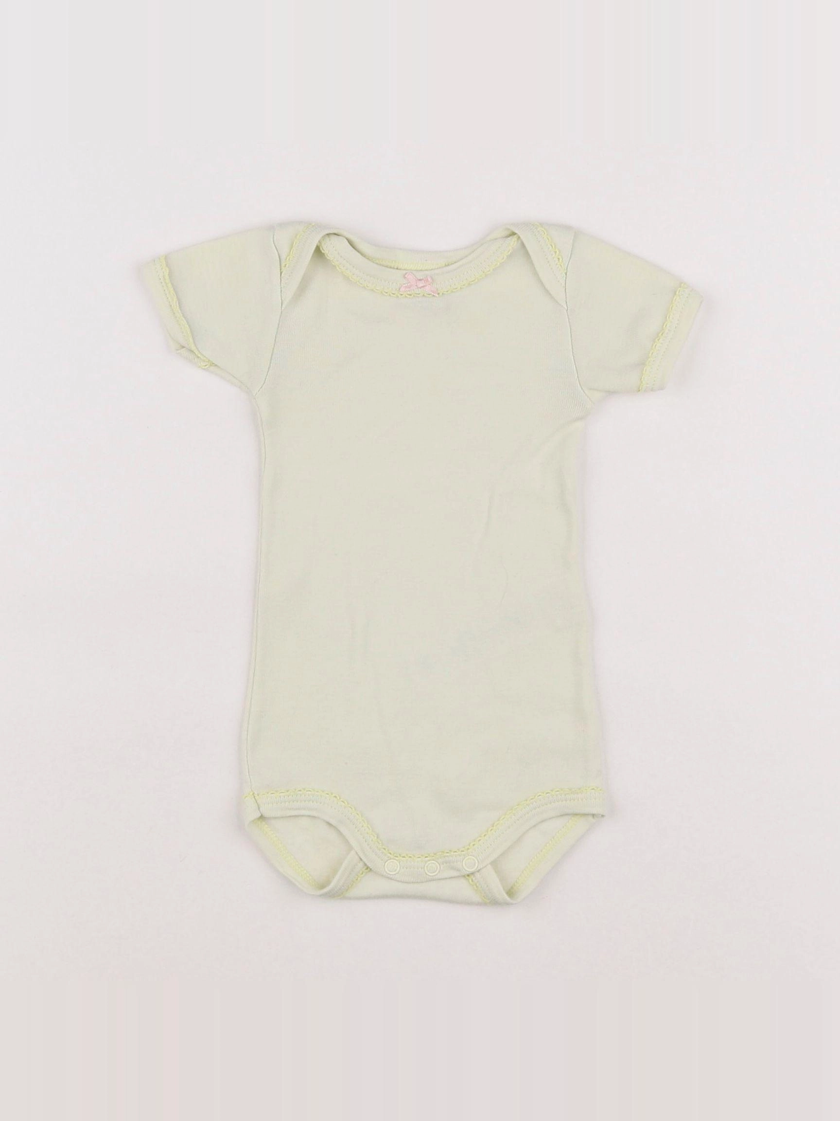 Petit Bateau - body jaune - 3 mois