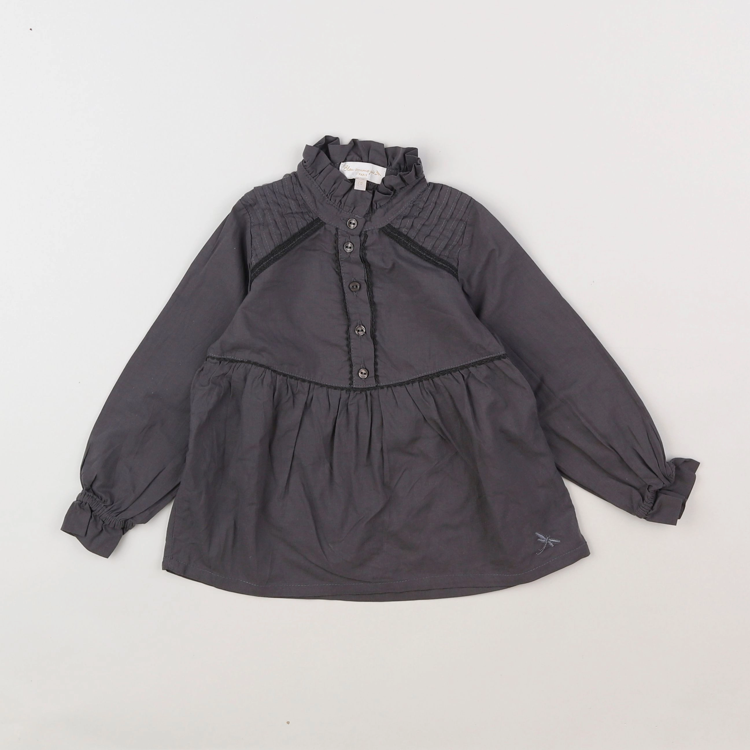 Bleu Comme Gris - blouse gris - 3 ans