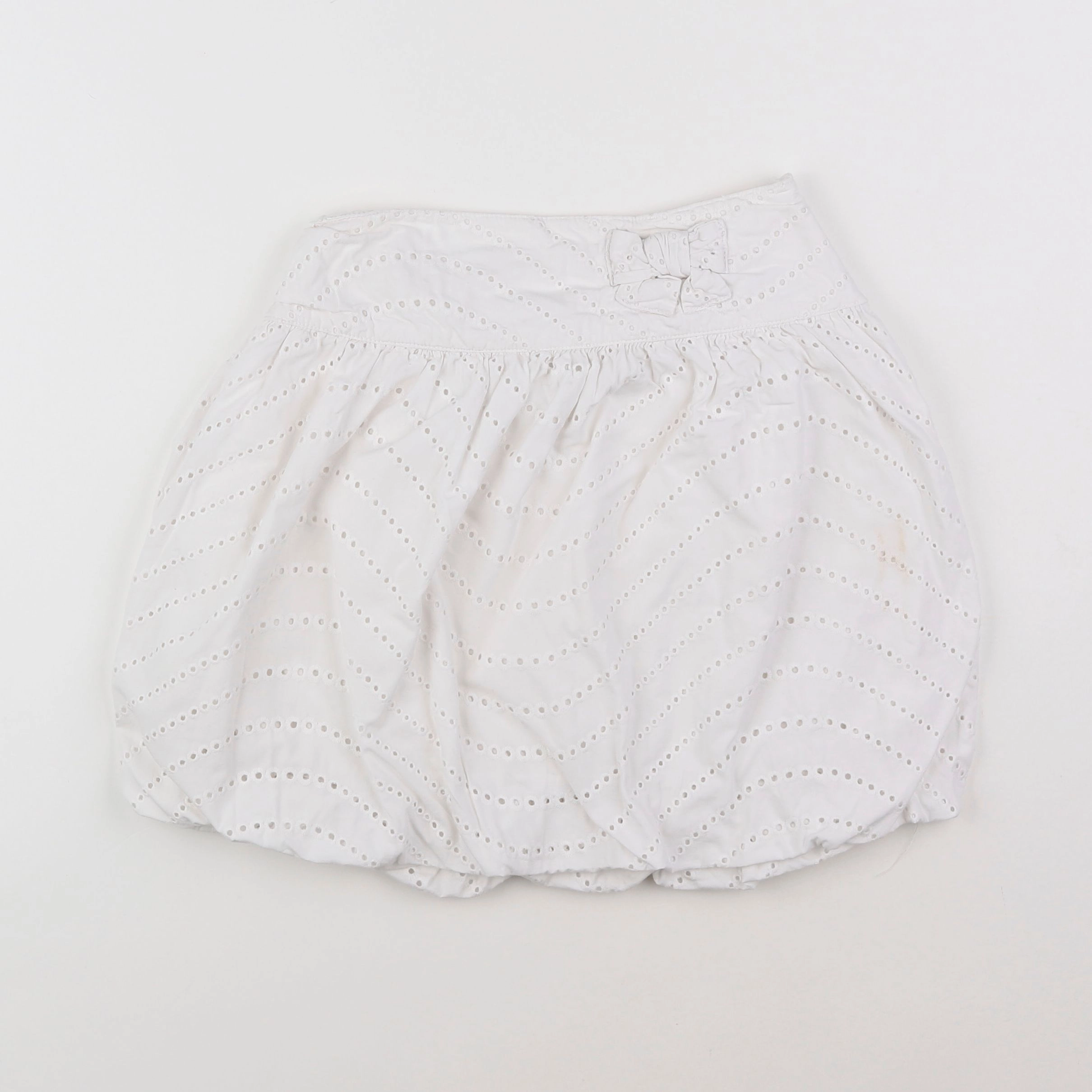 Vertbaudet - jupe blanc - 10 ans