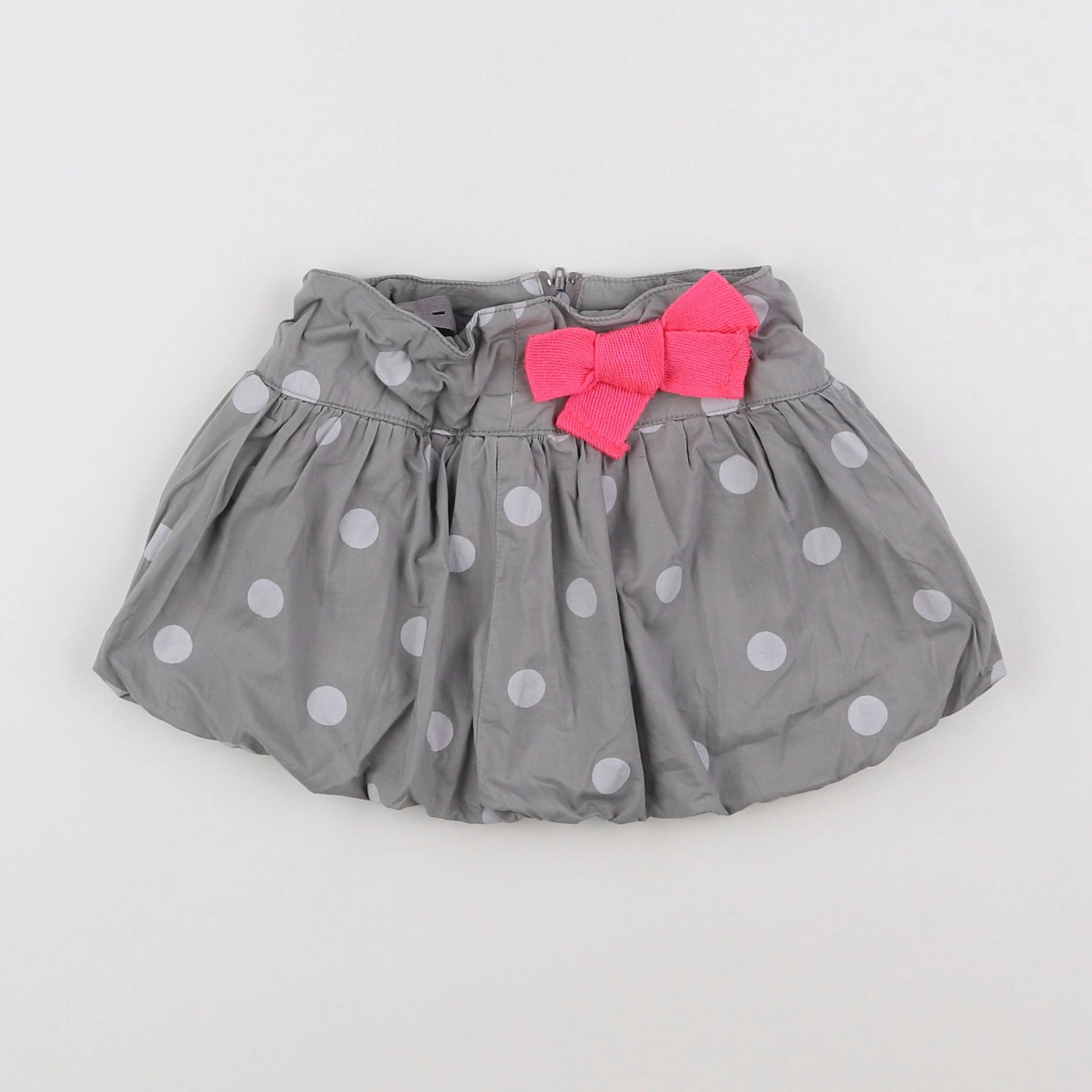 Vertbaudet - jupe gris - 2 ans