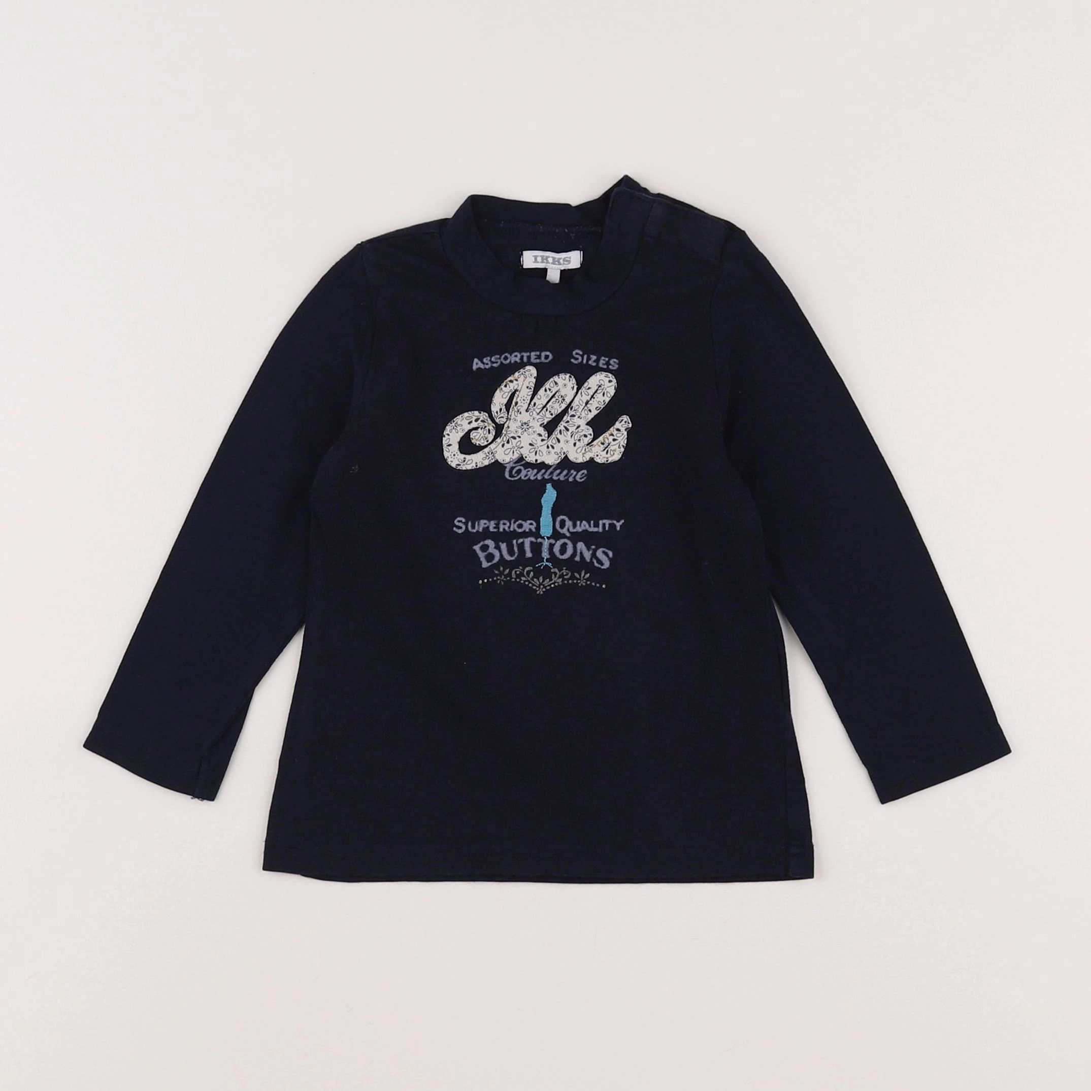 IKKS - tee-shirt bleu - 18 mois