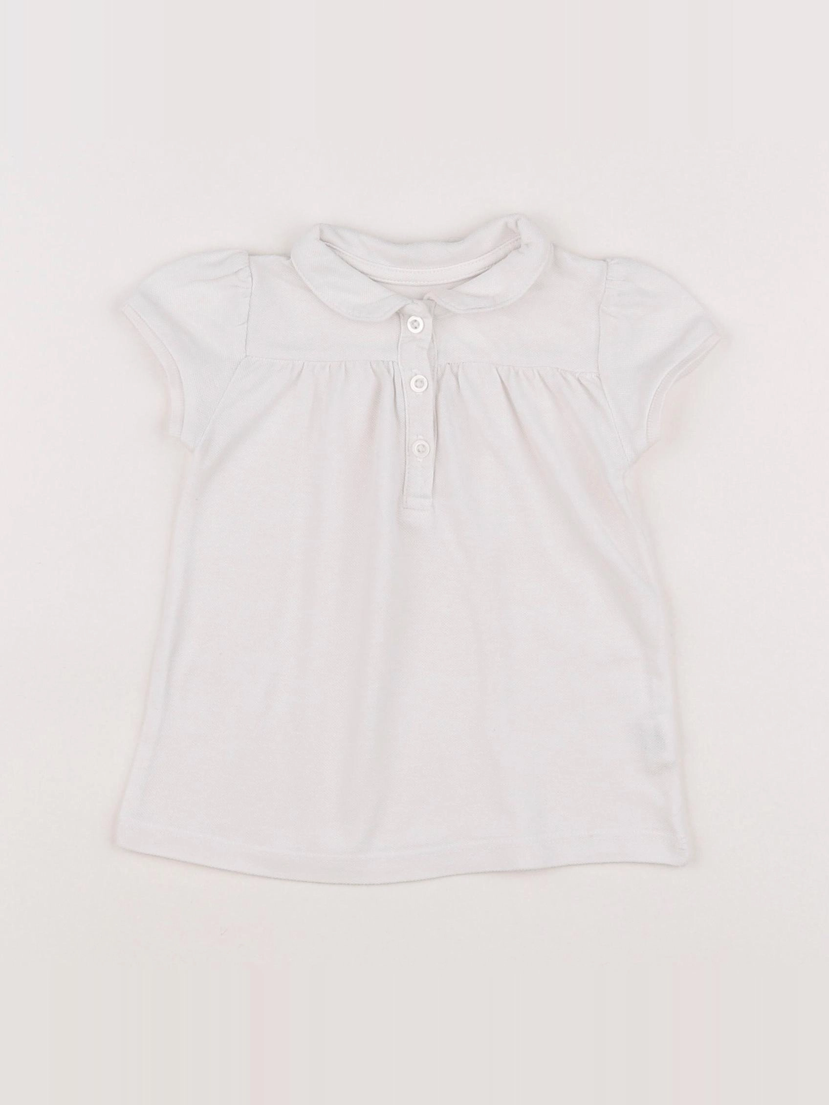 Boutchou - polo blanc - 12 mois