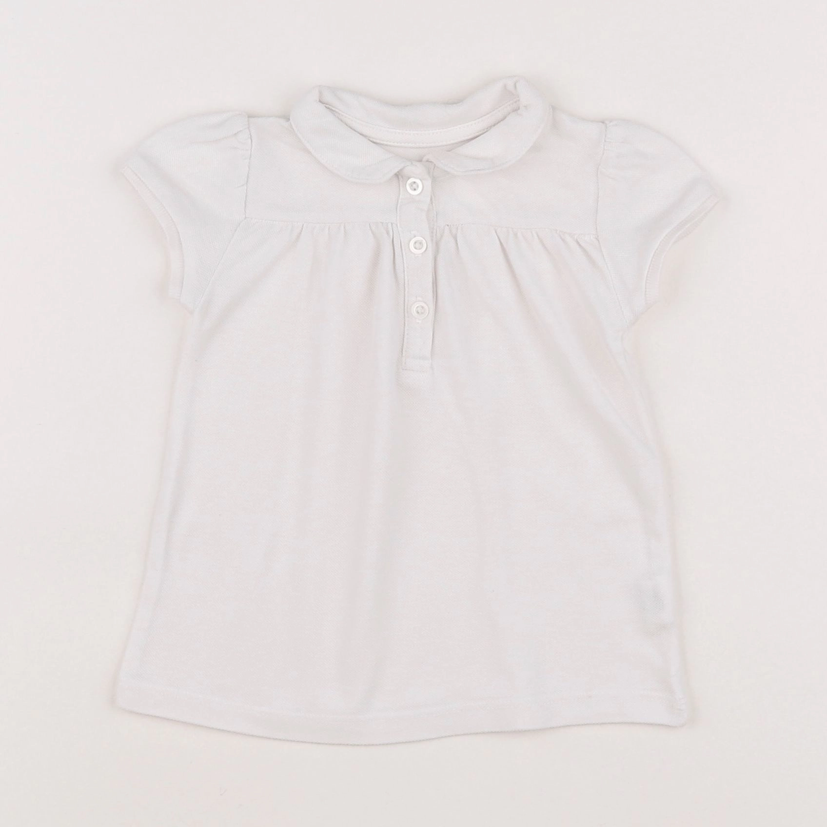 Boutchou - polo blanc - 12 mois