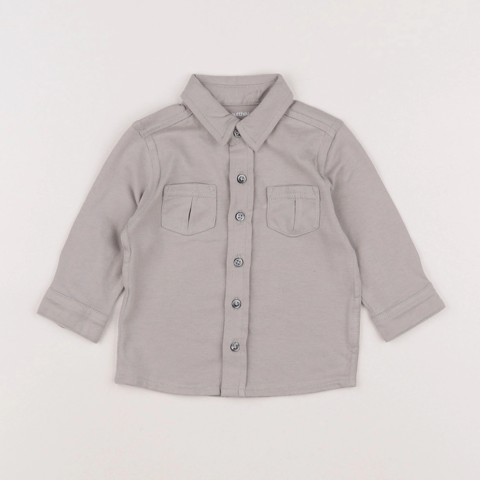 Boutchou - chemise taupe - 6 mois
