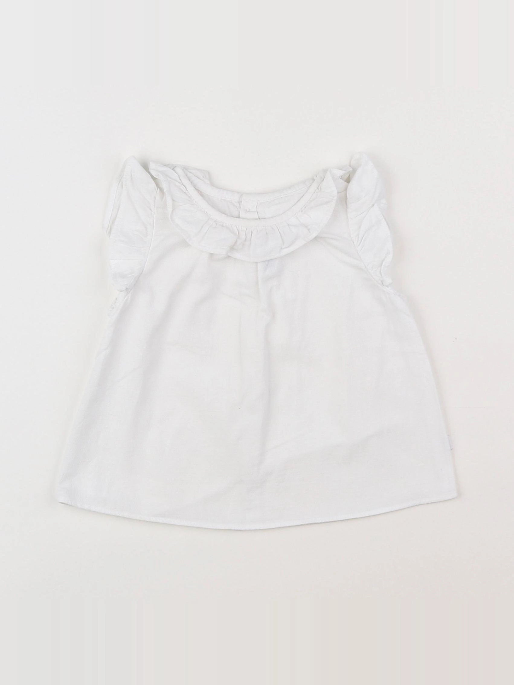 Jacadi - blouse blanc - 12 mois