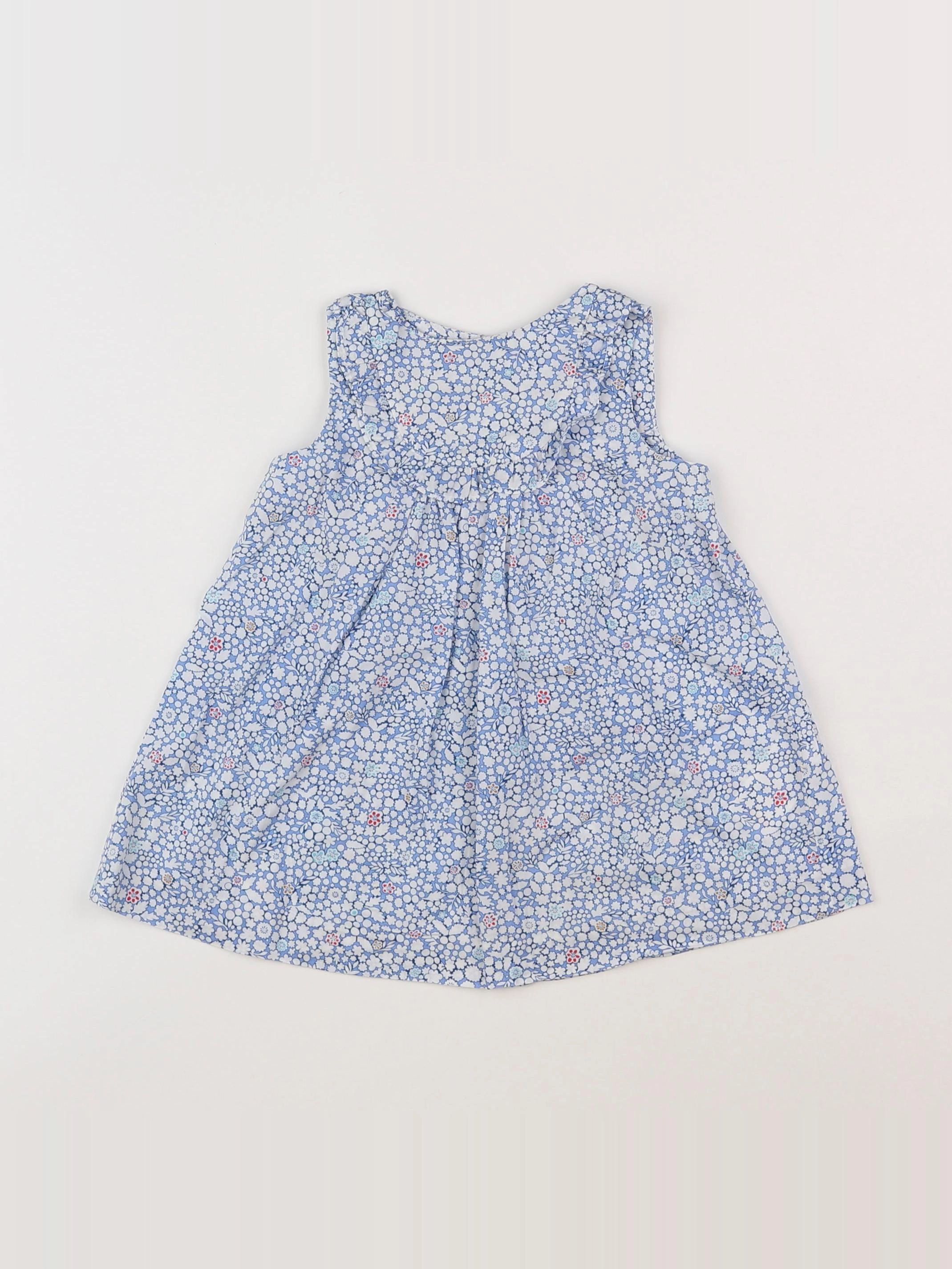 Jacadi - robe bleu - 12 mois