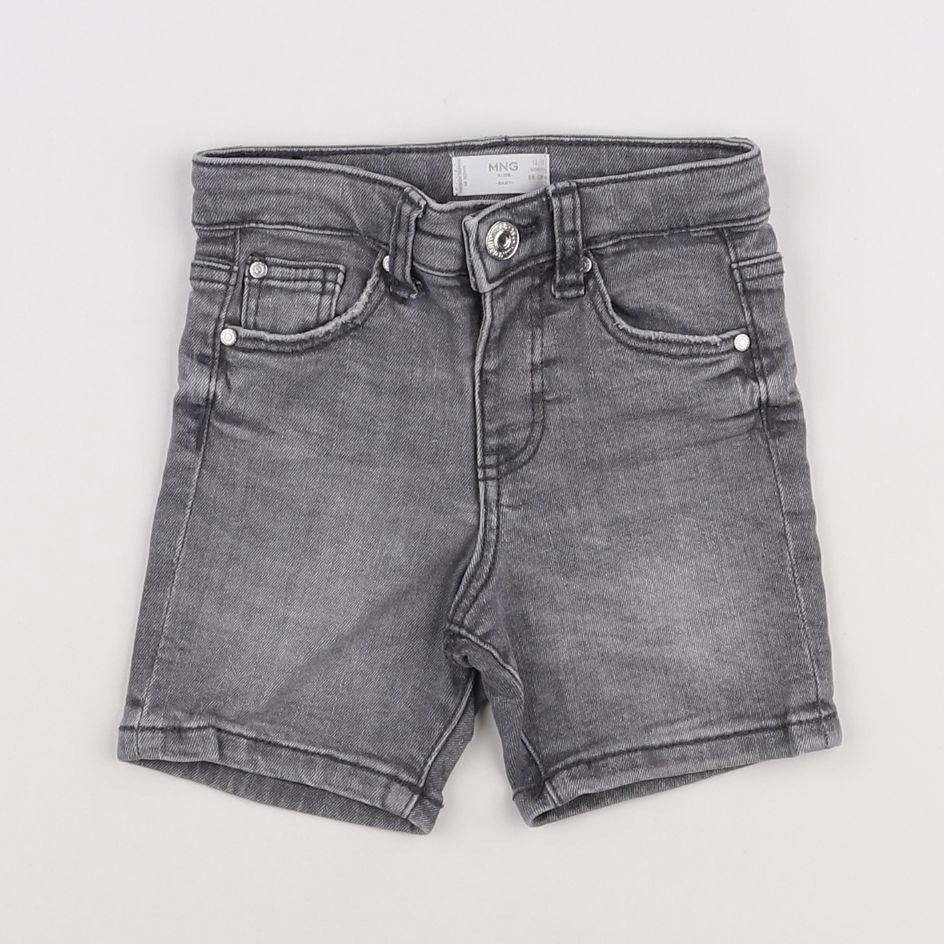 Mango - short gris - 12/18 mois