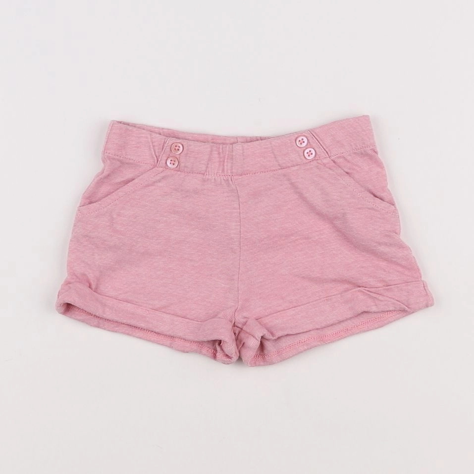 Boutchou - short rose - 9 mois