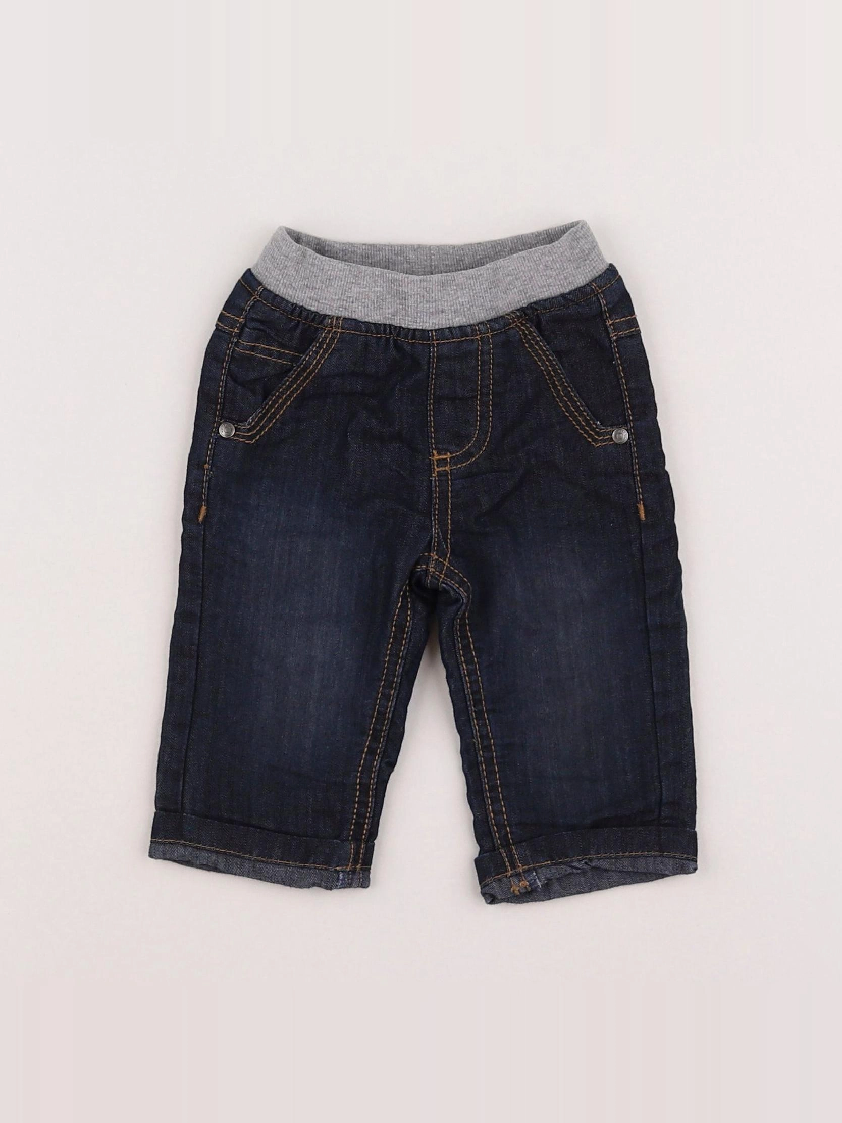 Tape à l'oeil - pantalon bleu - 3 mois