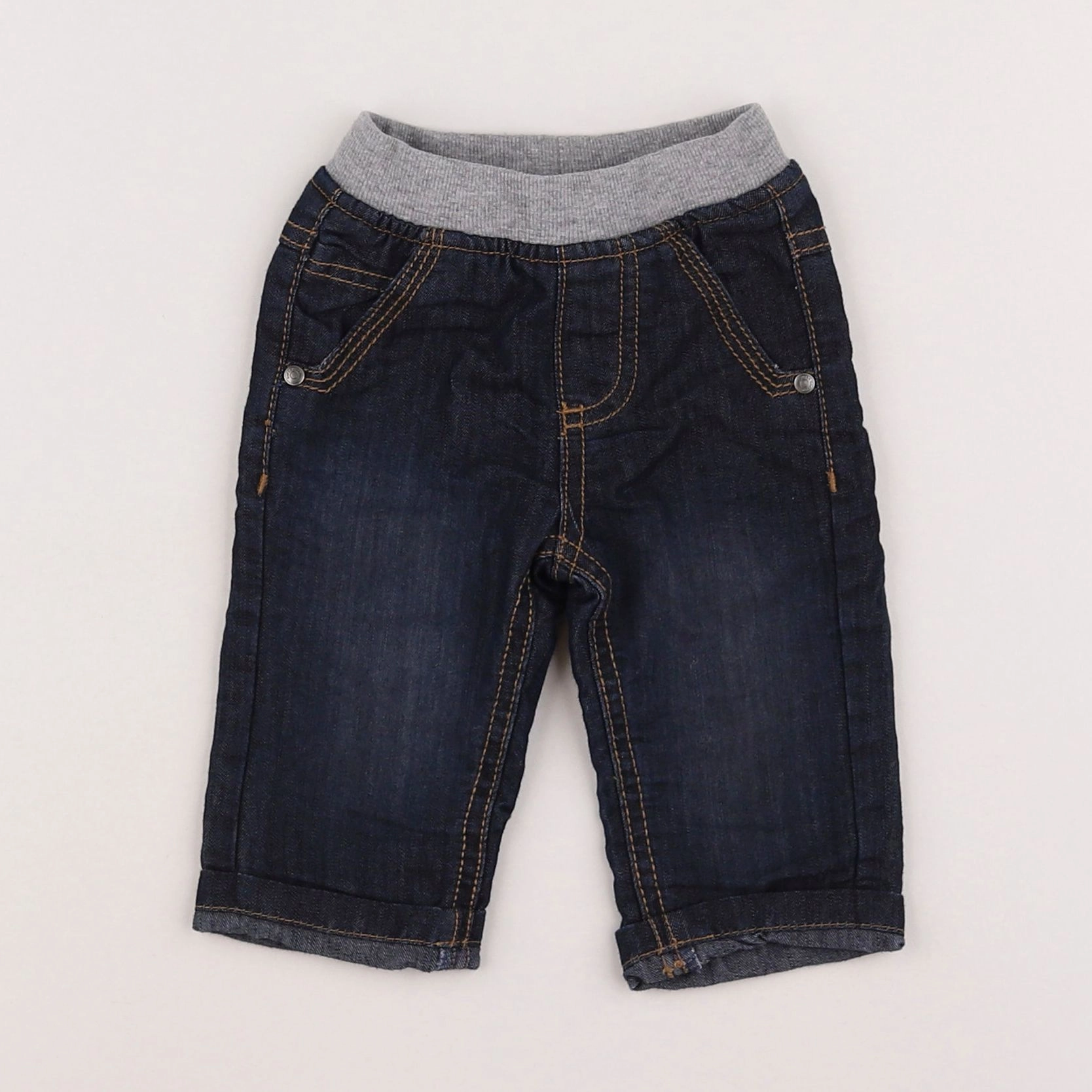 Tape à l'oeil - pantalon bleu - 3 mois