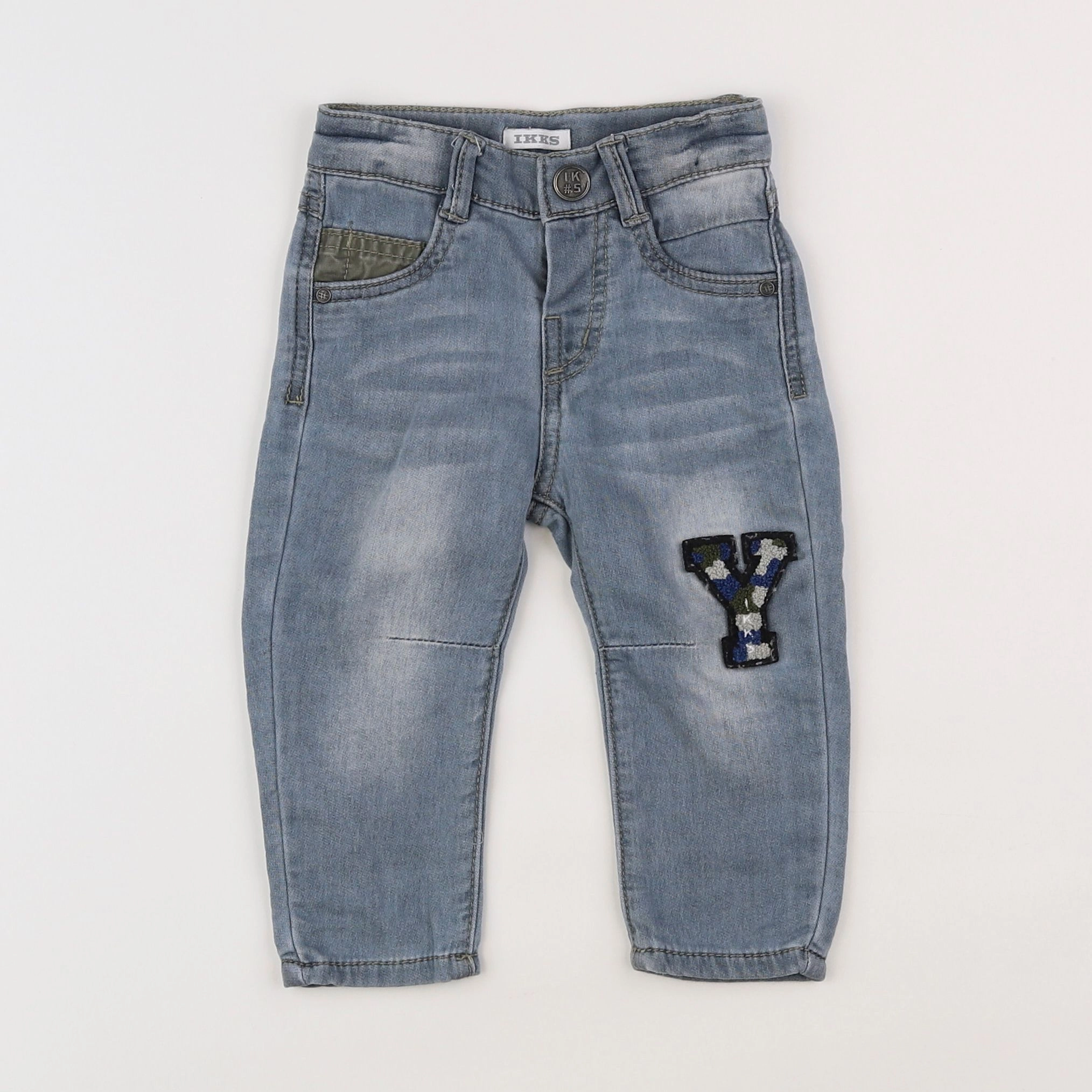 IKKS - jean bleu - 12 mois