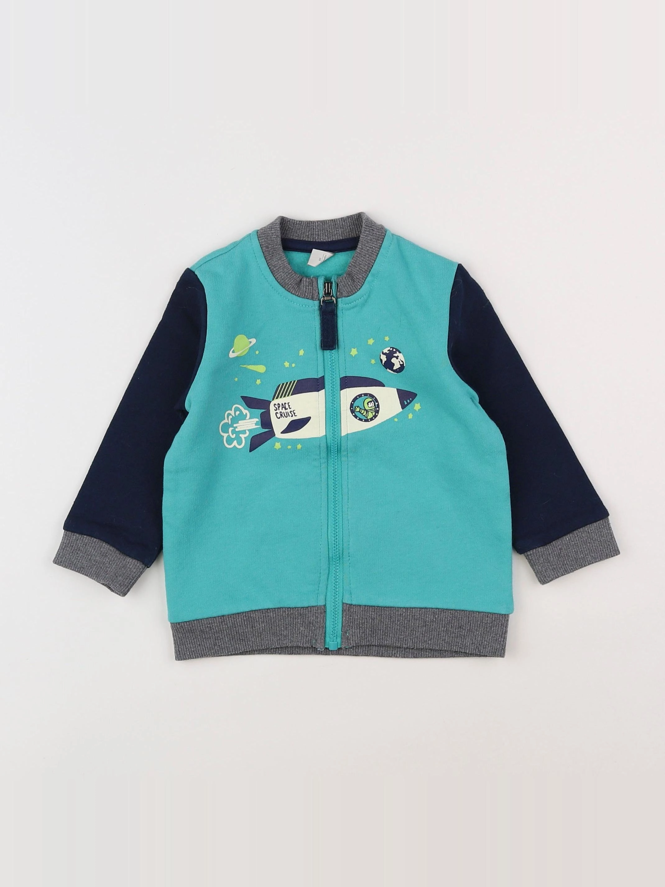 Esprit - sweat vert - 12 mois