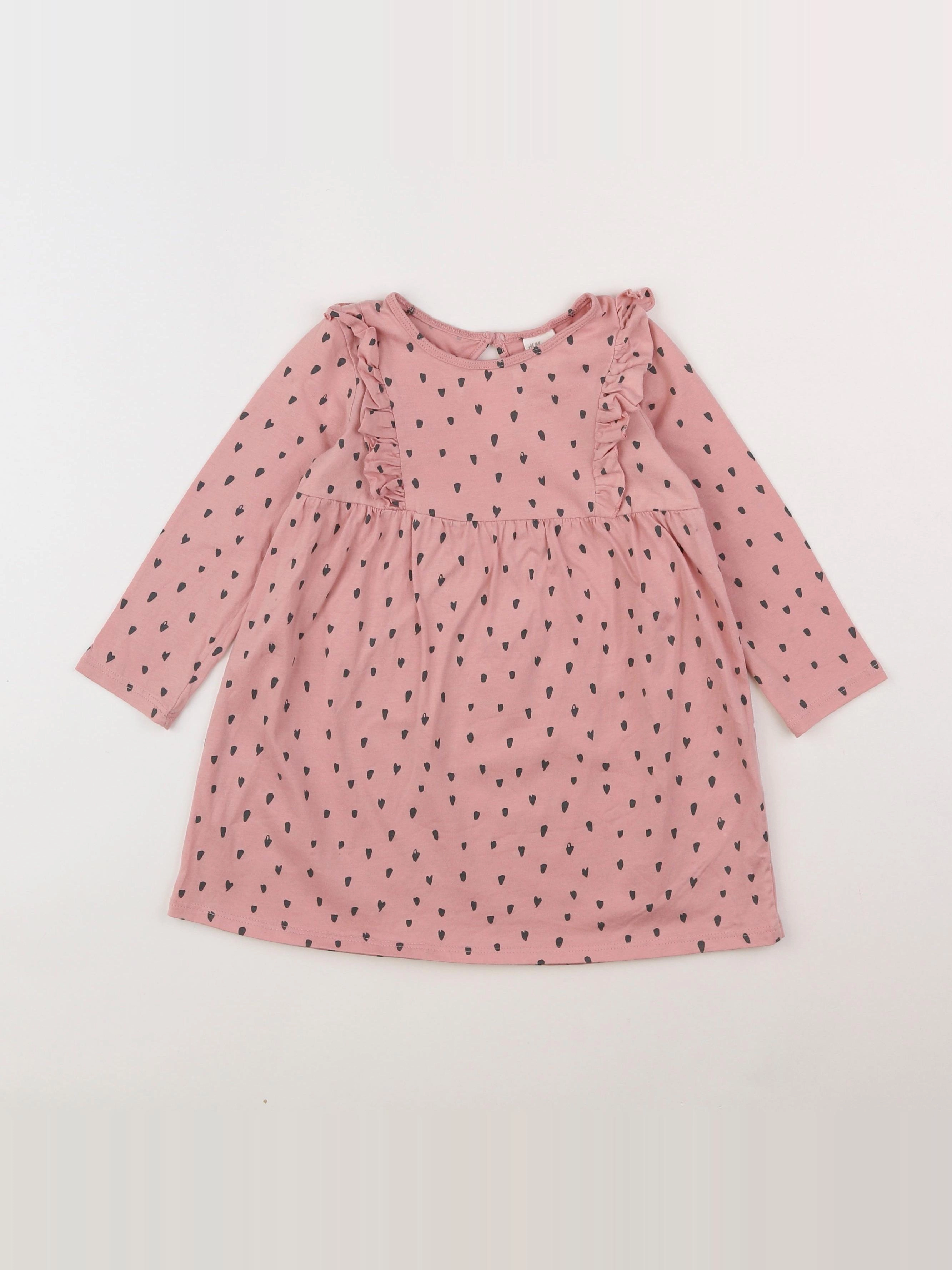 H&M - robe rose - 18 mois à 2 ans