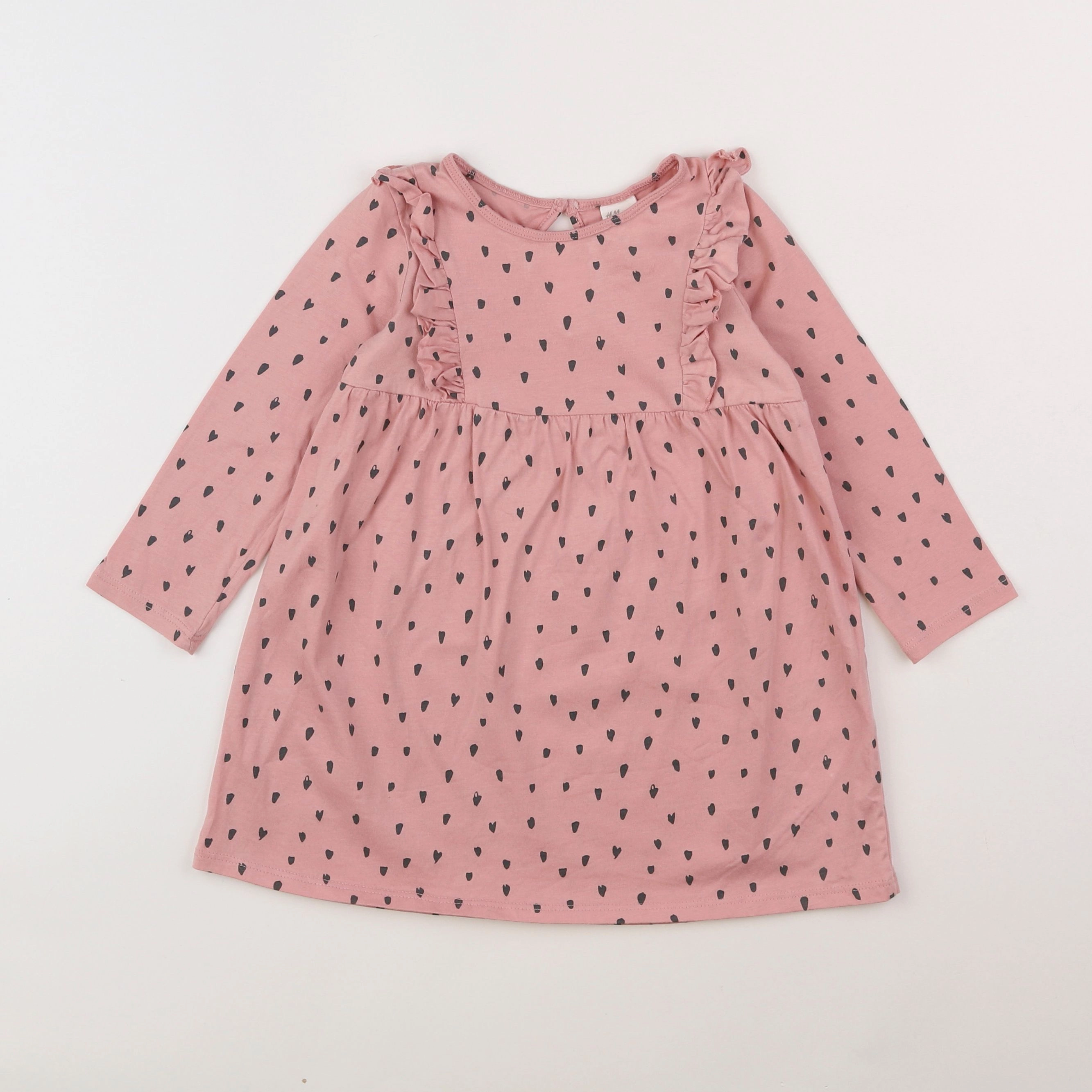 H&M - robe rose - 18 mois à 2 ans