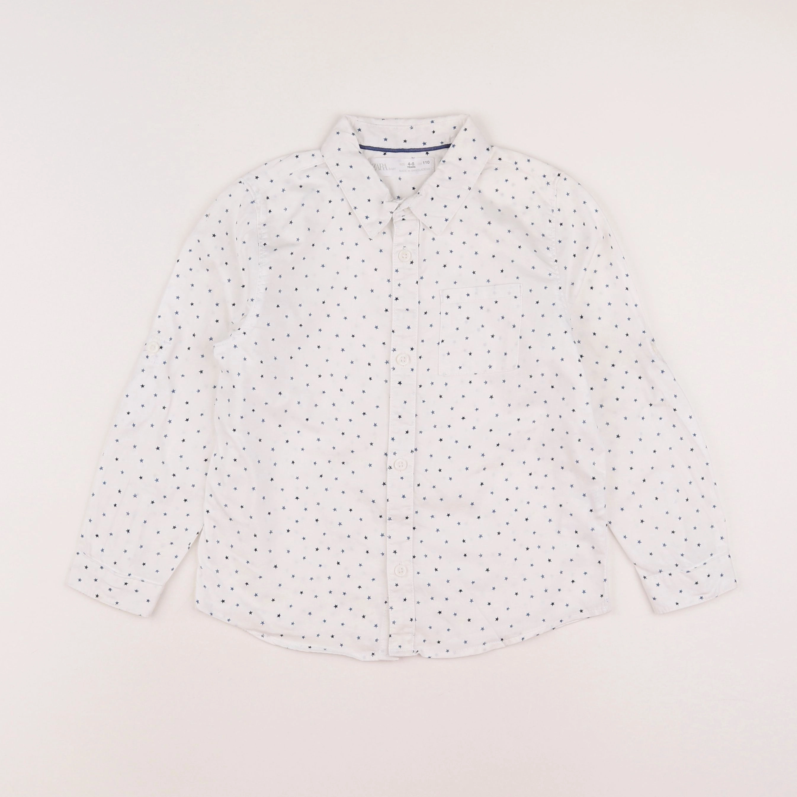 Zara - chemise blanc - 4/5 ans