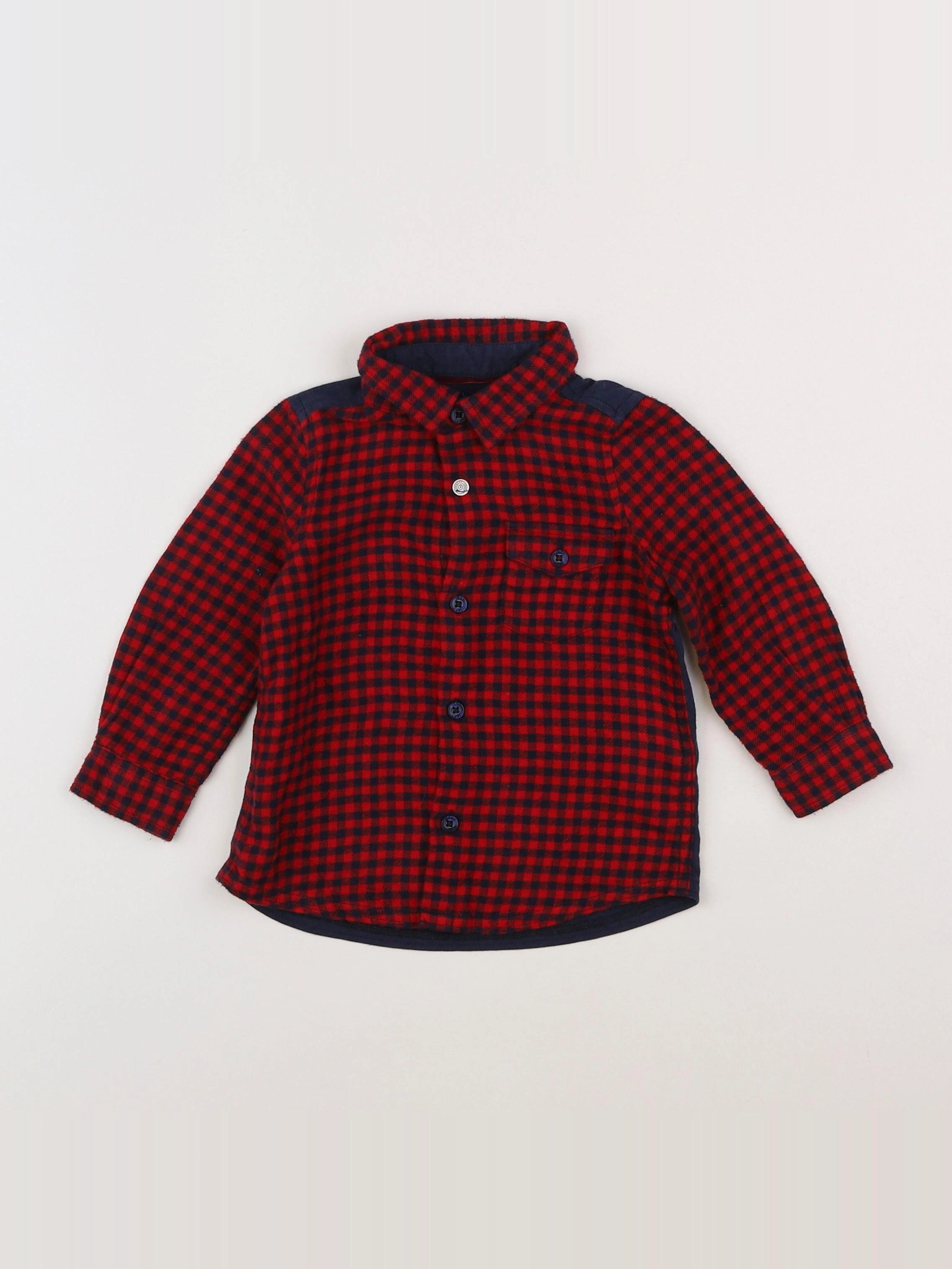 IKKS - chemise rouge - 12 mois