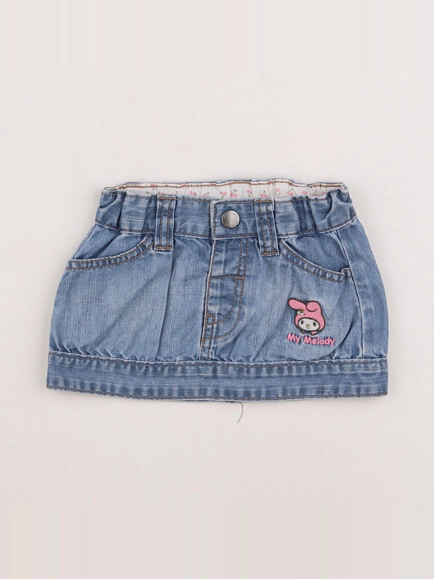 H&M - jupe bleu - 3 mois