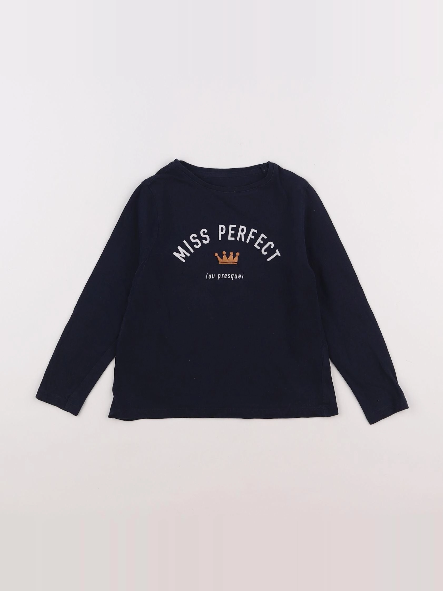Vertbaudet - tee-shirt bleu - 5 ans