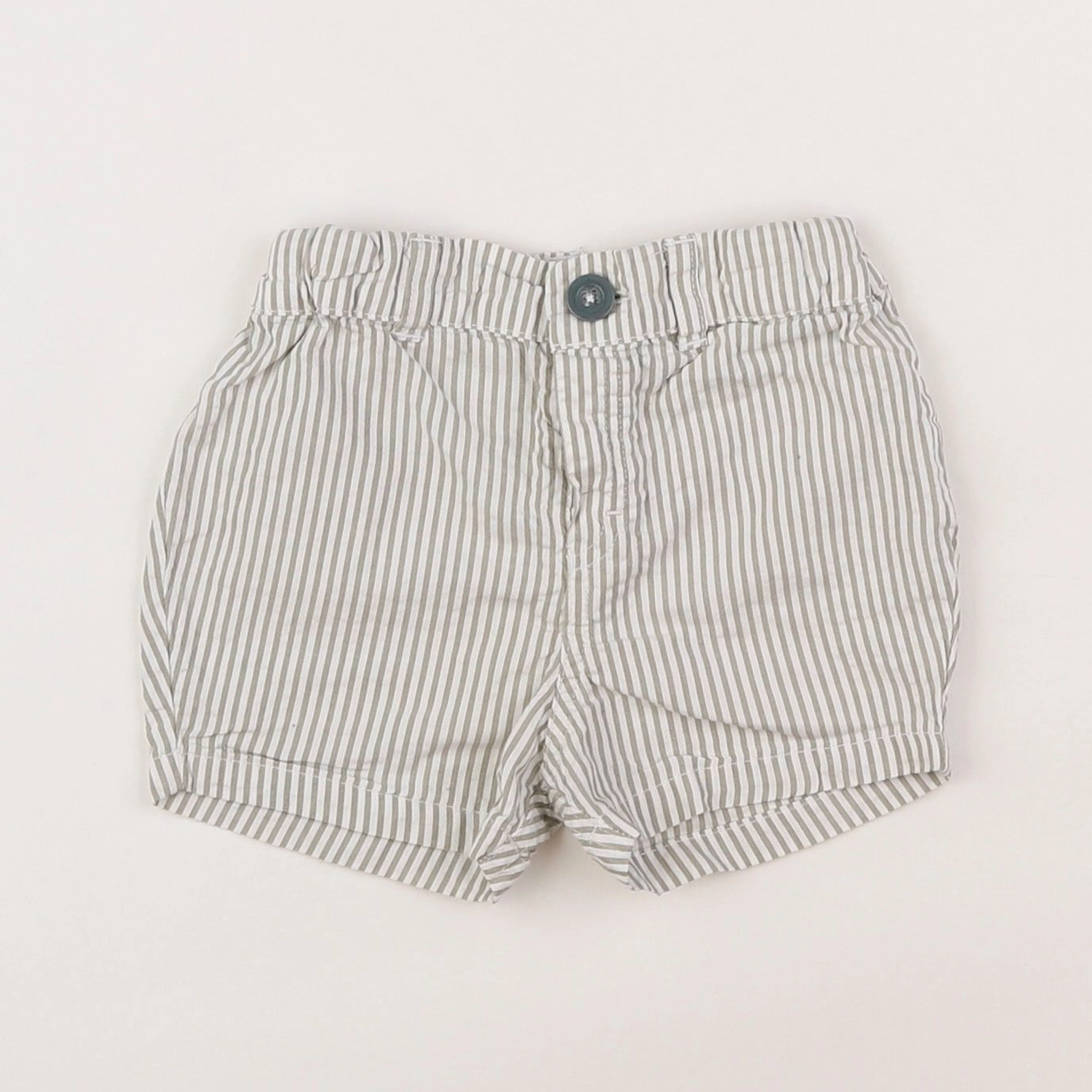 Petit Bateau - short blanc, beige - 6 mois