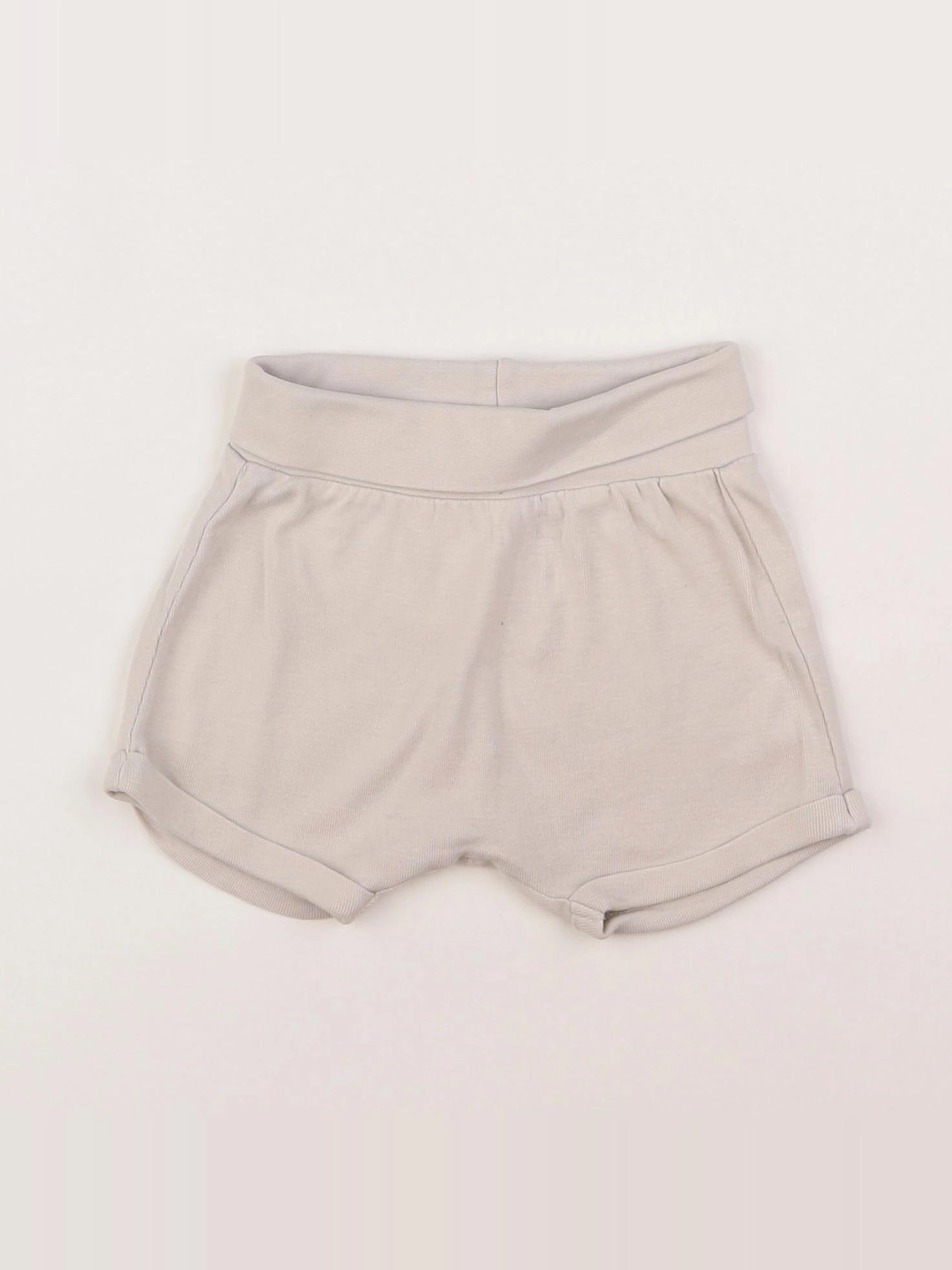 H&M - short beige - 3/6 mois