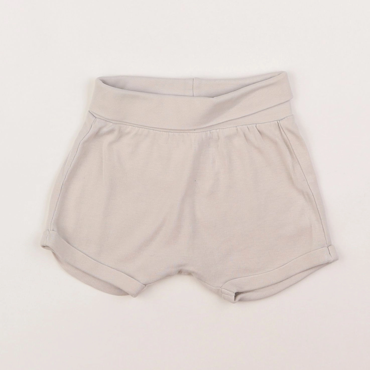 H&M - short beige - 3/6 mois