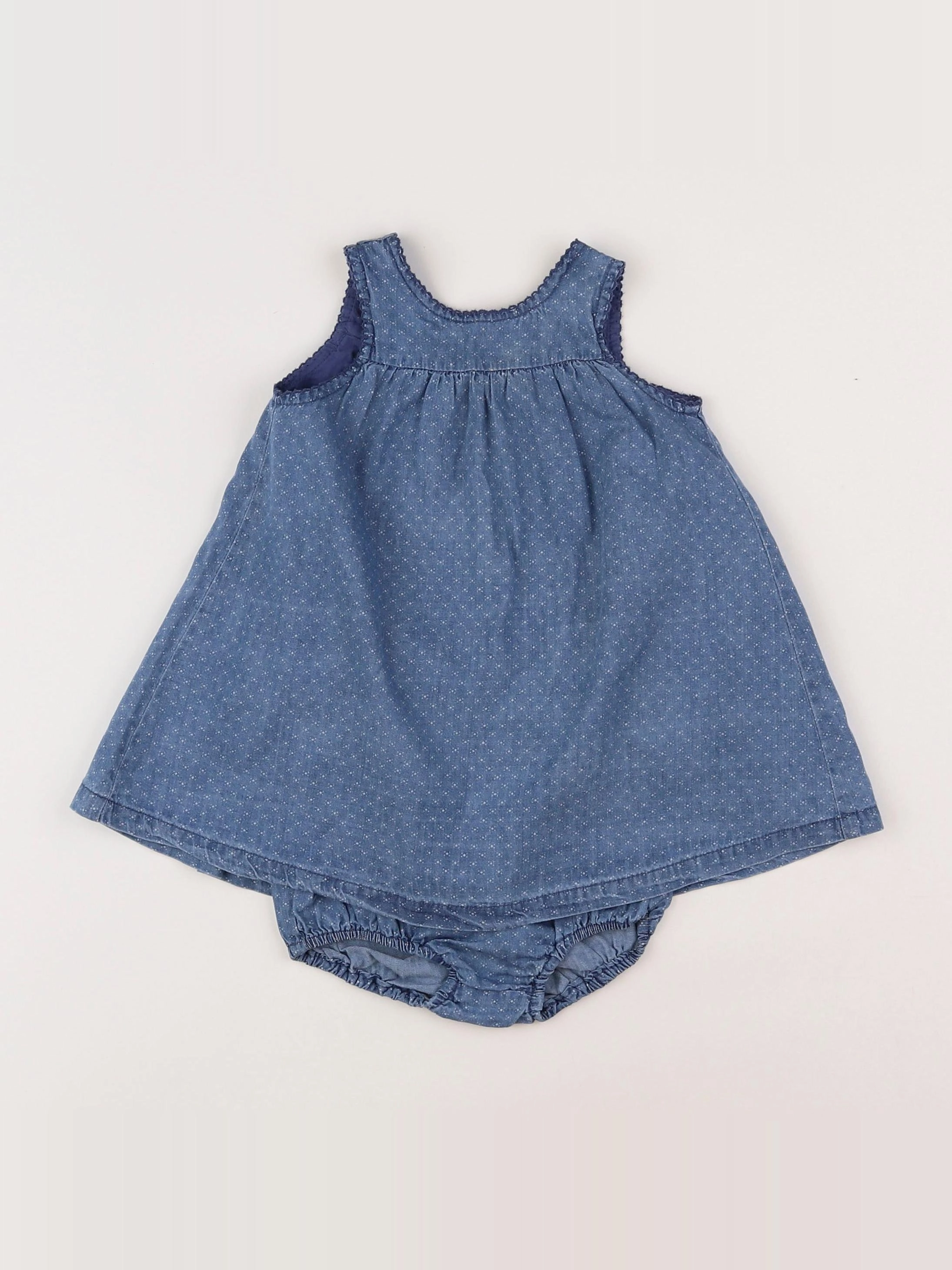 Boutchou - robe bleu - 3 mois