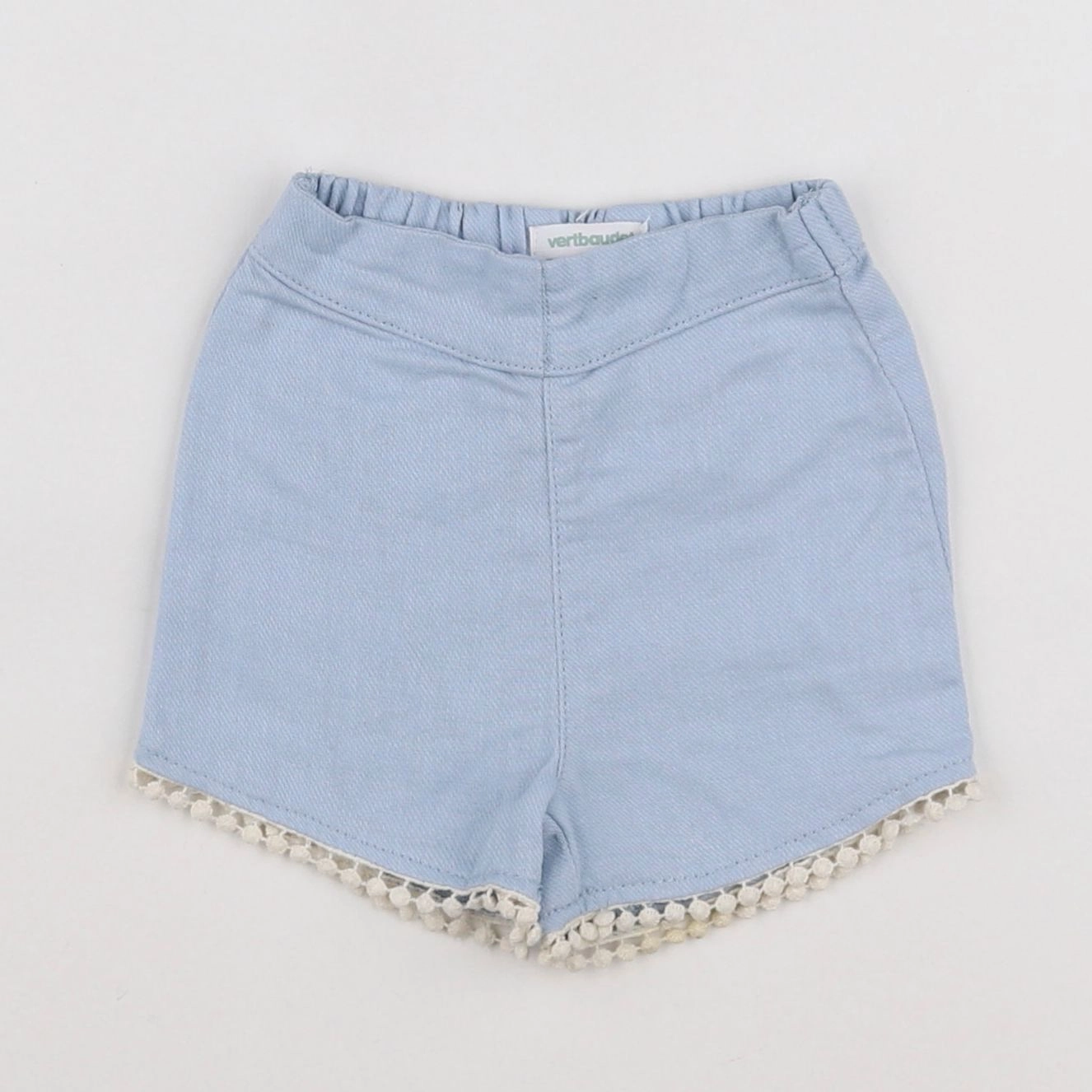 Vertbaudet - short bleu - 3 mois