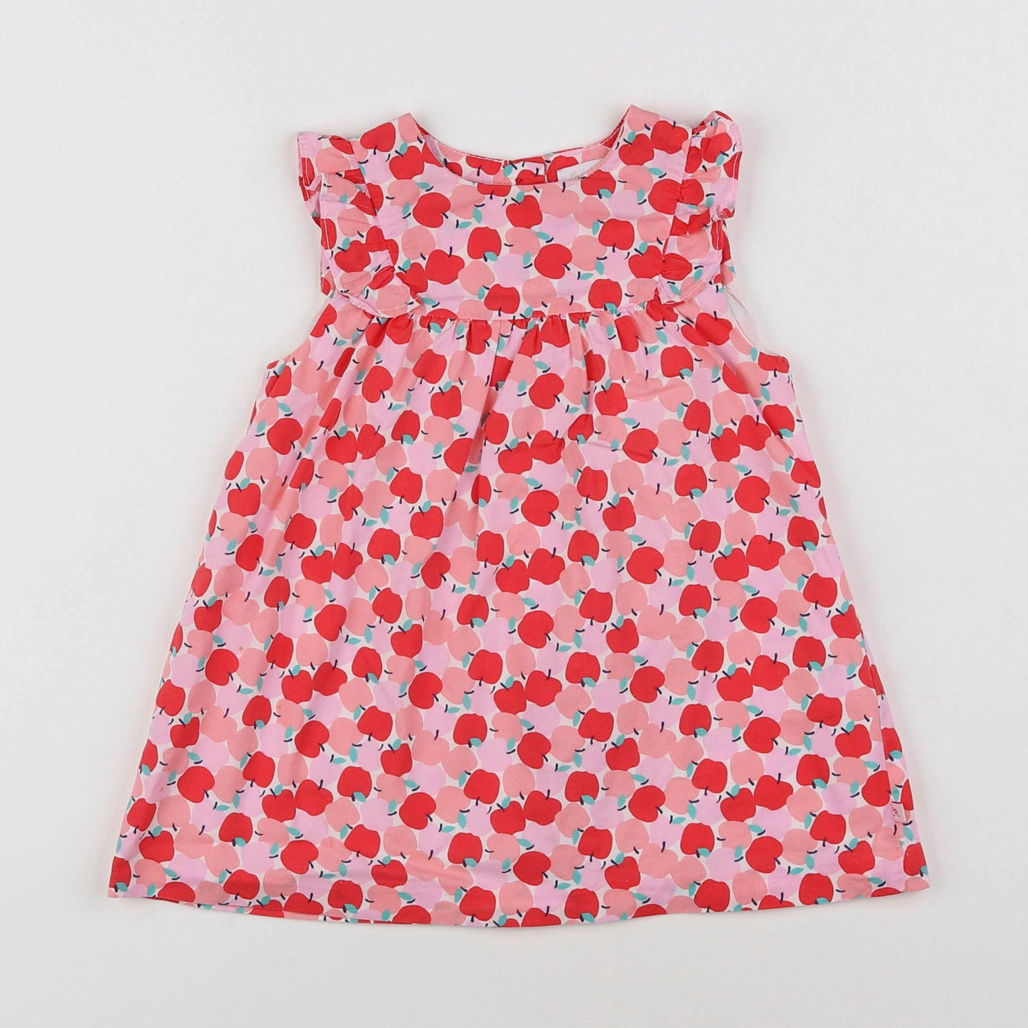 Cadet Rousselle - robe rose, rouge - 12 mois